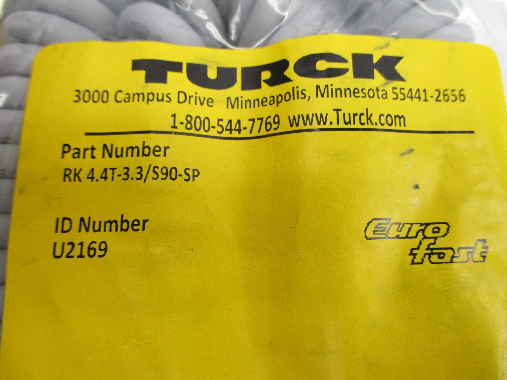 TURCK RK4.4T-3.3/S90-SP U2169 NSMP