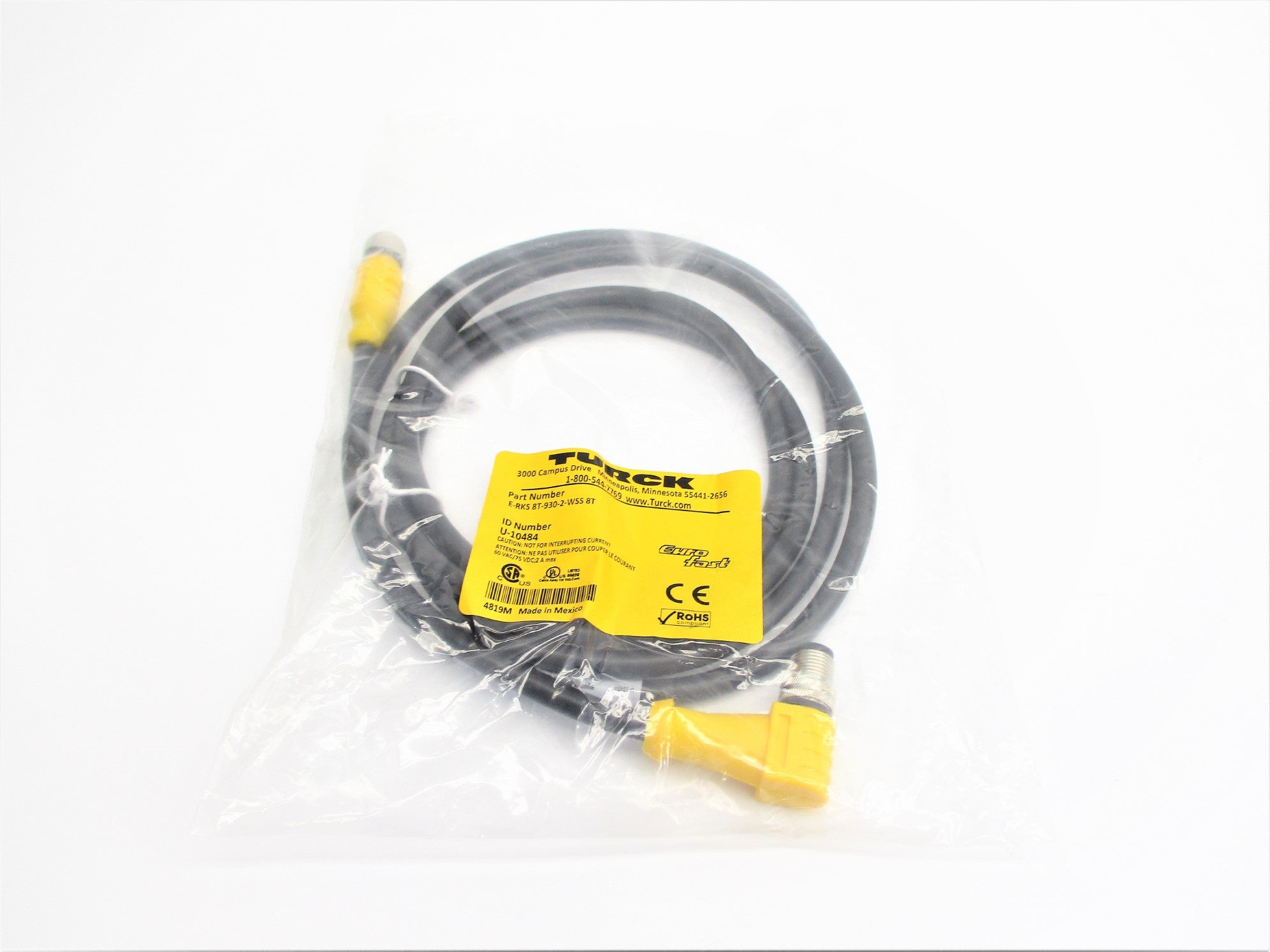 TURCK E-RKS8T-930-2-WSS8T U-10484 NSMP