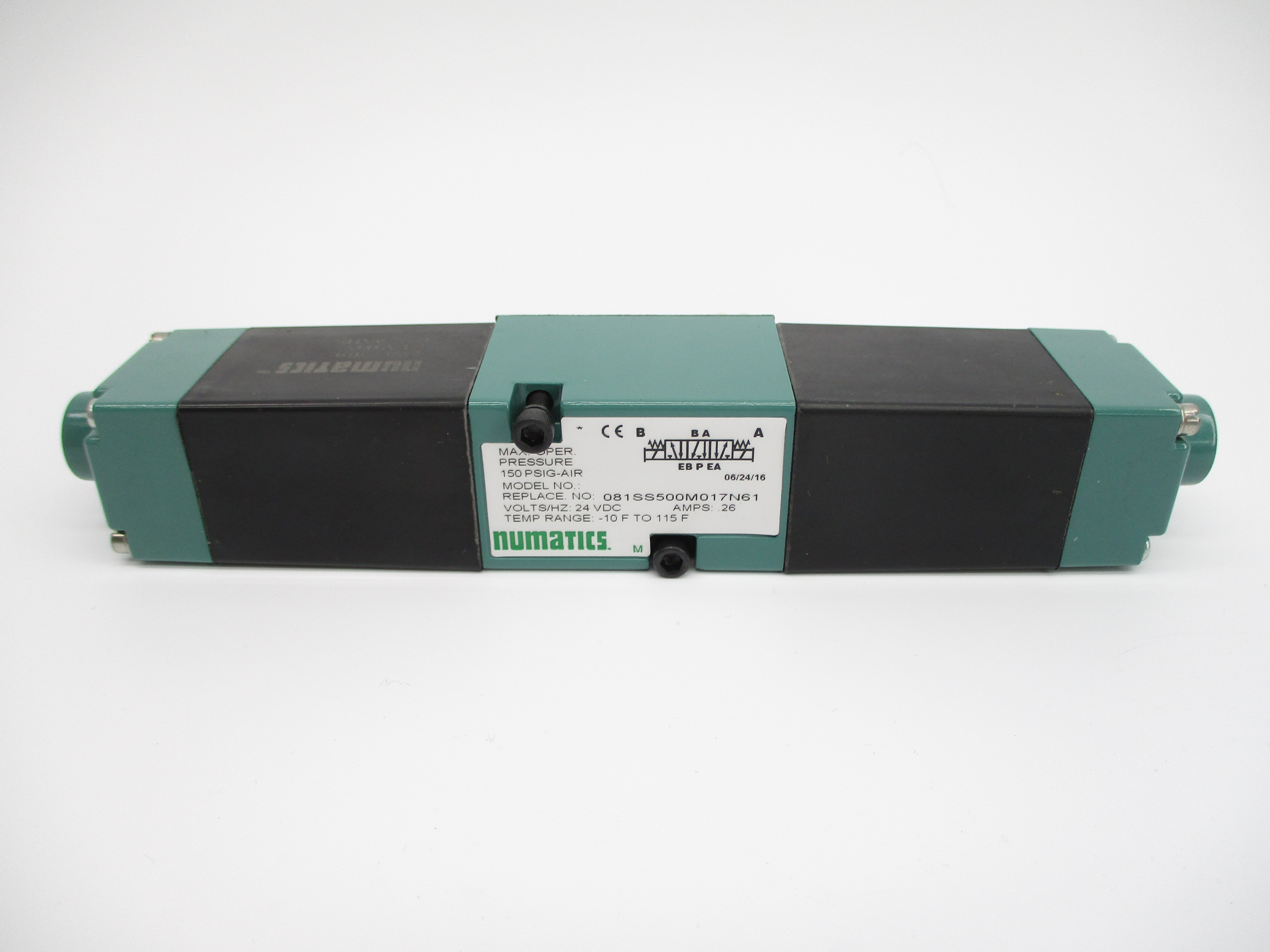 NUMATICS 081SS500M017N61 150PSIG 24VDC NSNP