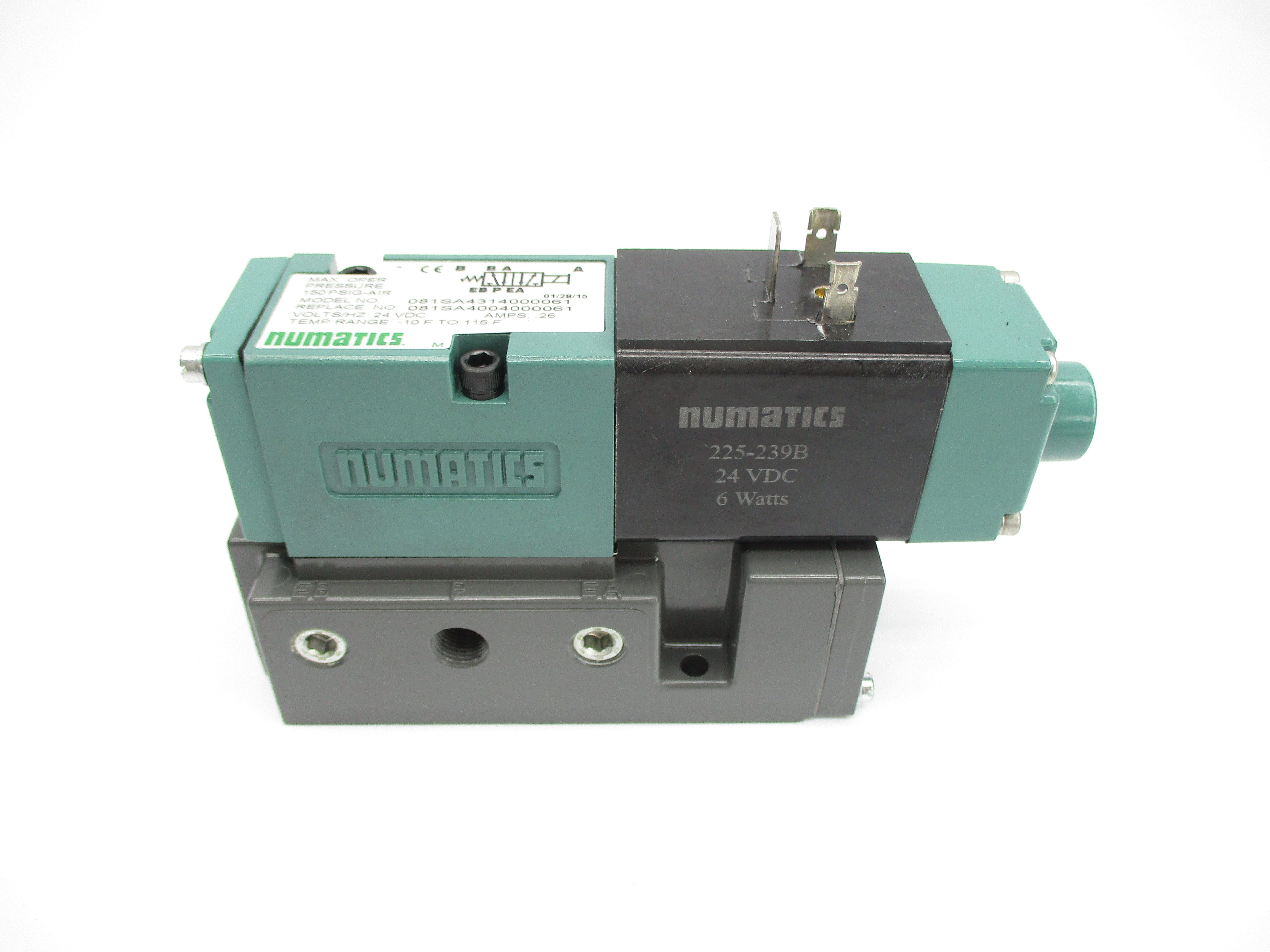NUMATICS 081SA4314000061 150PSIG 24VDC NSNP