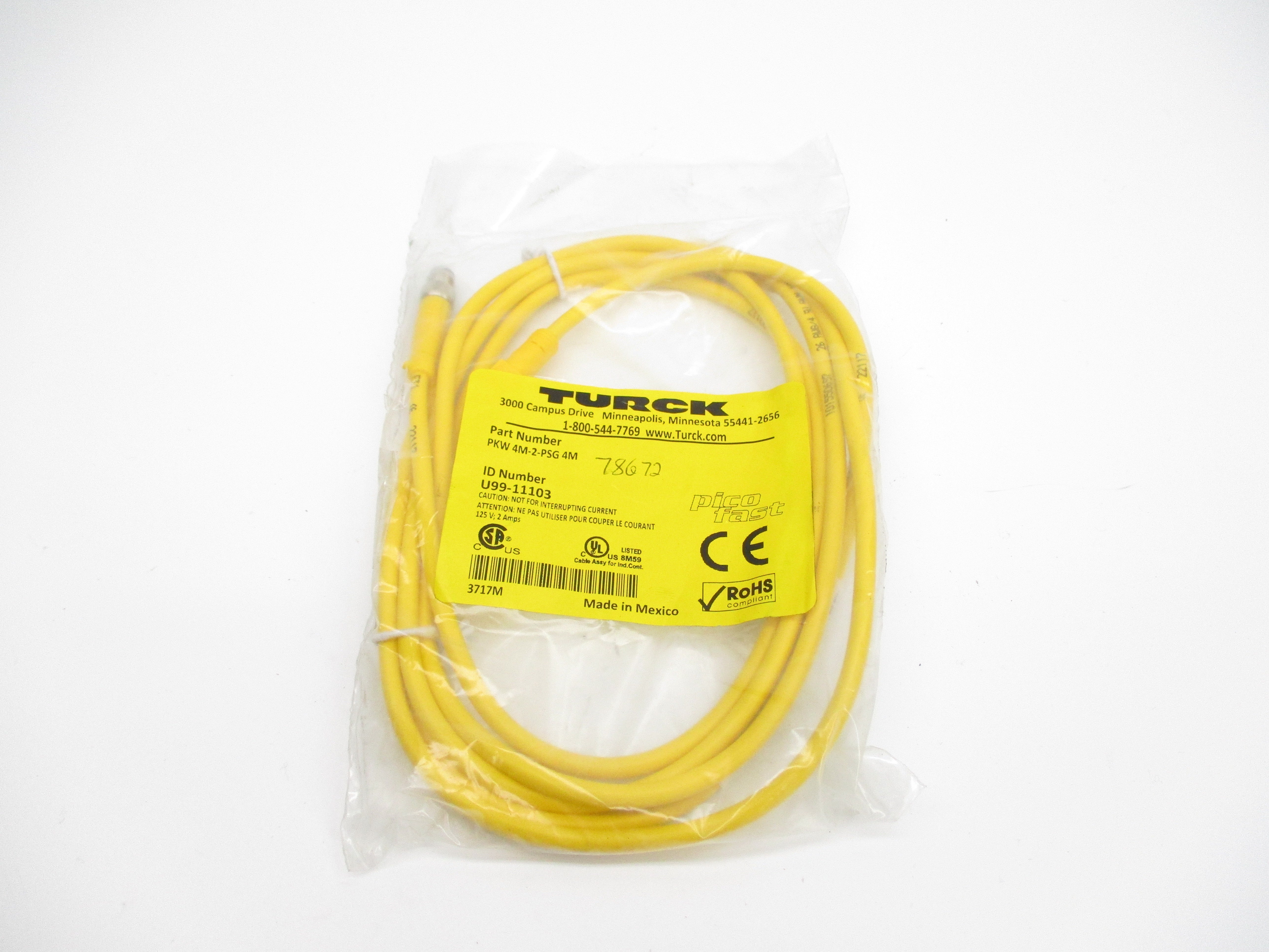 TURCK PKW4M-2-PSG4M U99-11103 NSMP