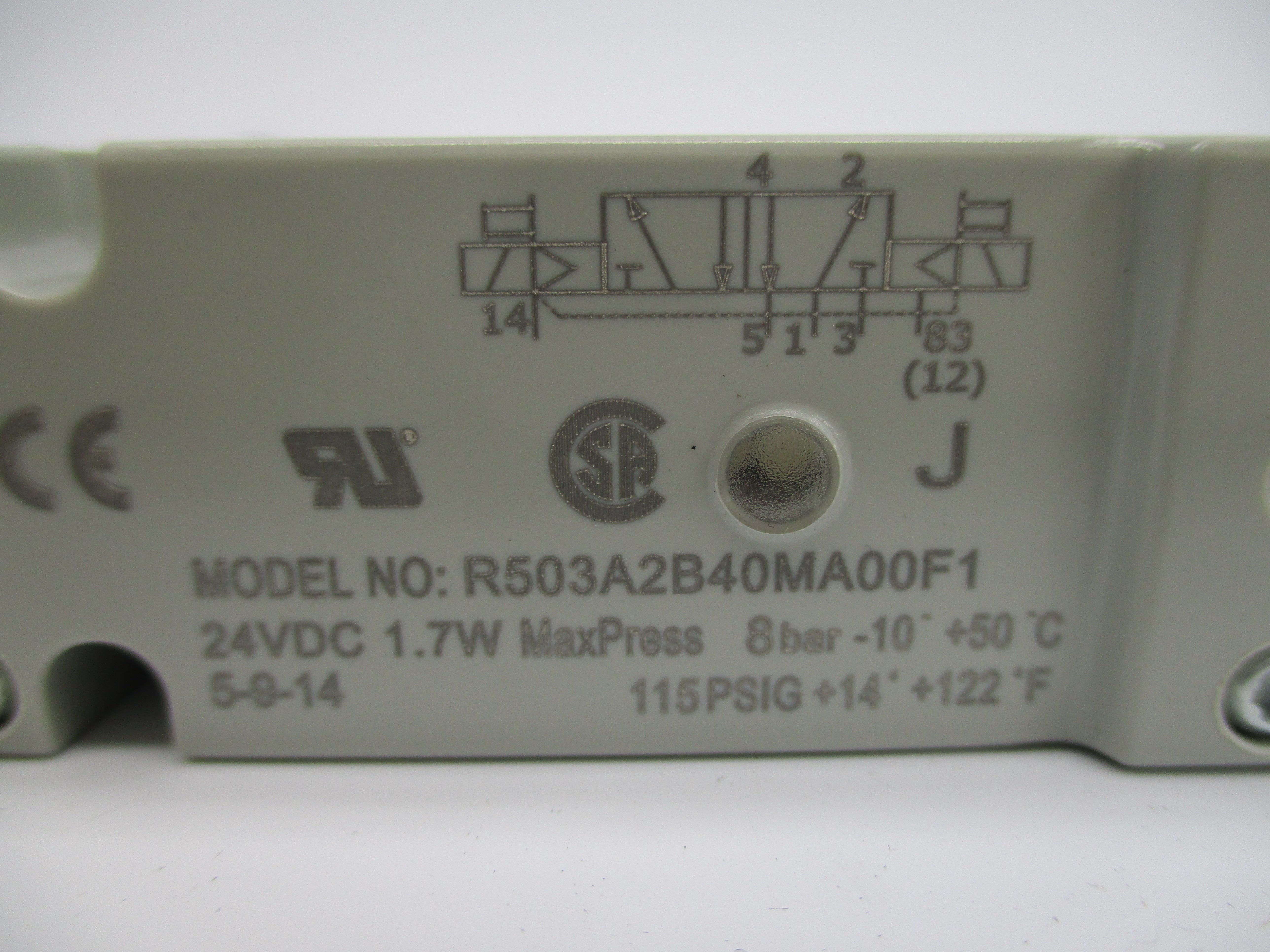 NUMATICS R503A2B40MA00F1 115PSIG 24VDC NSNP