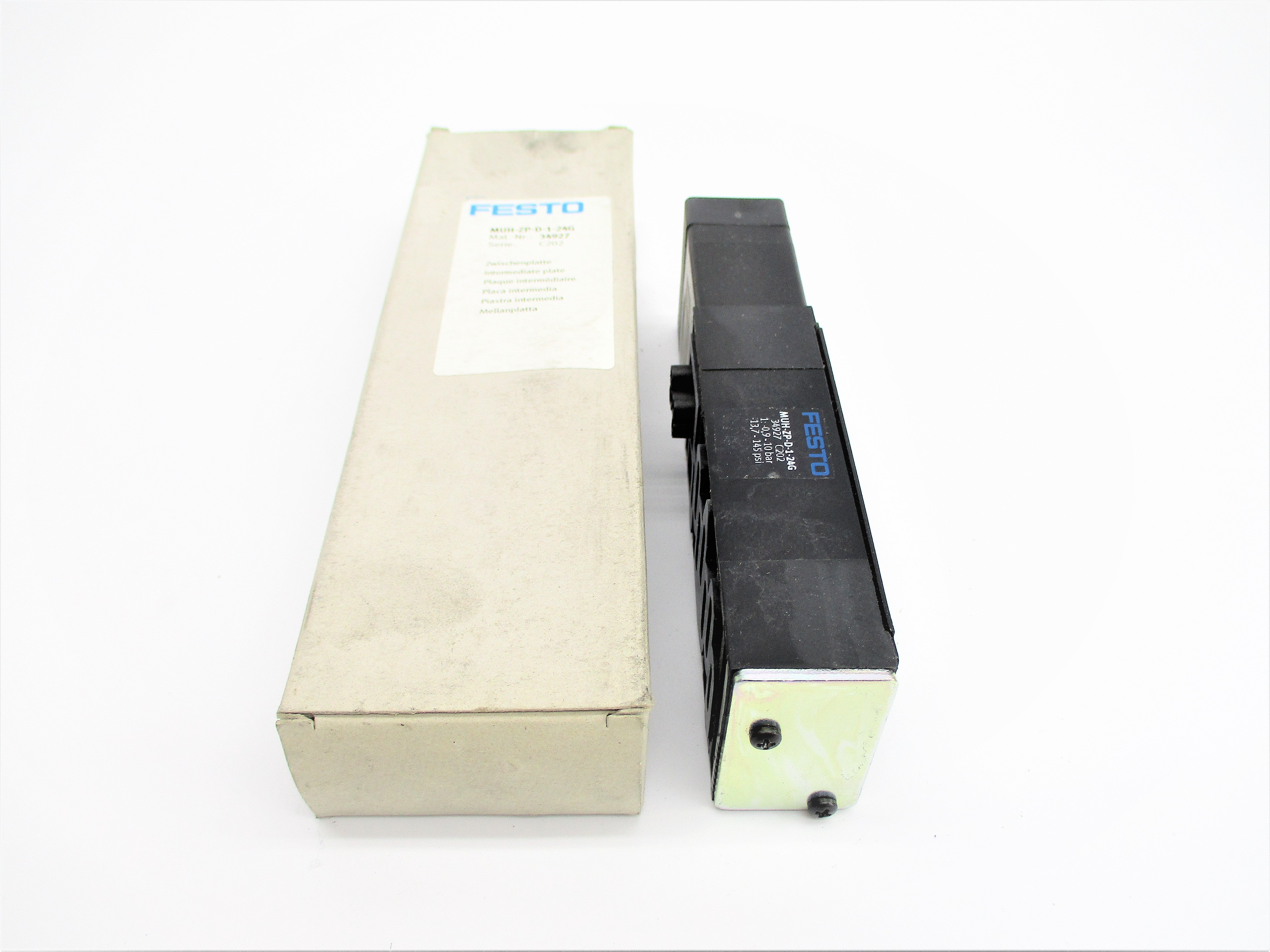 FESTO MUH-ZP-D-1-24G 34927 -13.7-145PSI 20.4-26.4VDC NSMP
