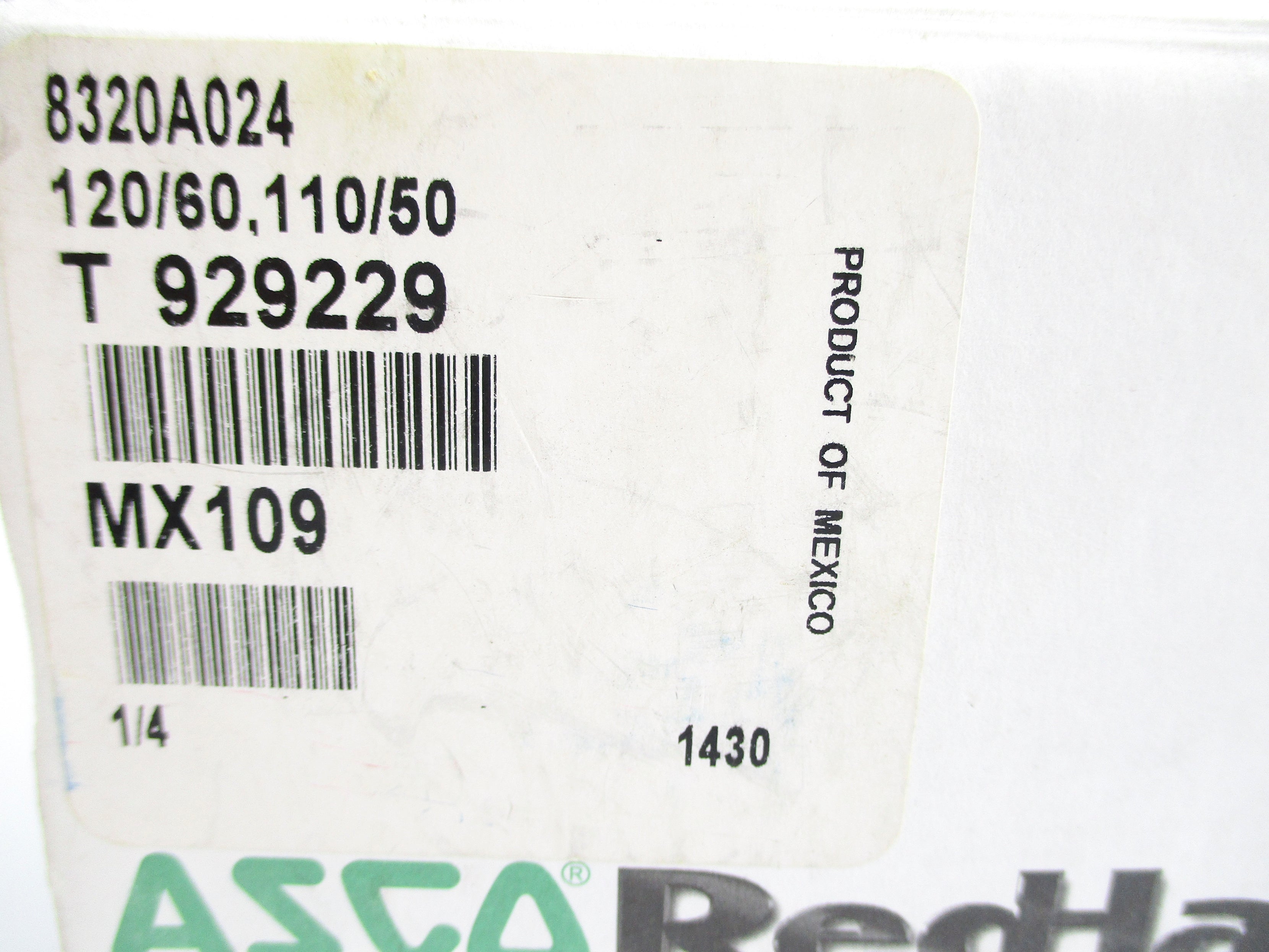 ASCO 8320A024 110/120V 100PSI NSMP