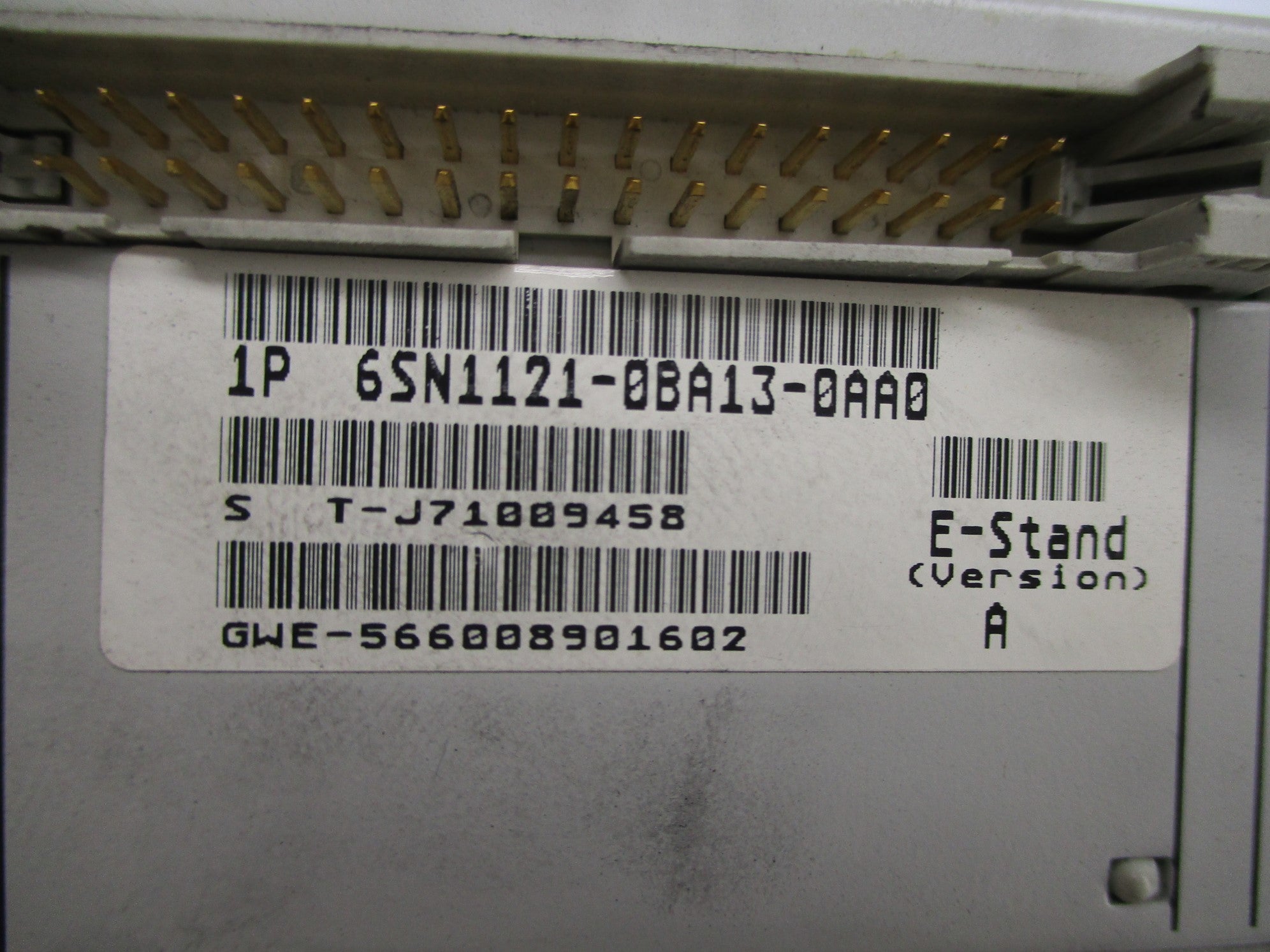 SIEMENS 6SN1121-0BA13-0AA0 (AS PICTURED) NSNP
