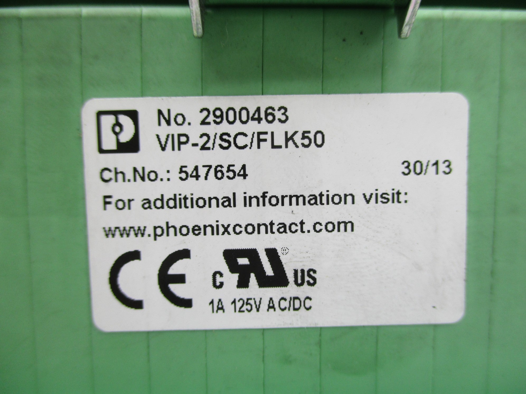 PHOENIX CONTACT VIP-2/SC/FLK50 2900463 (AS PICTURED) NSNP