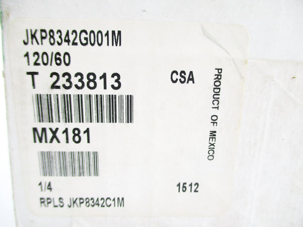 ASCO JKP8342G001M 120V 1/4" NSFS