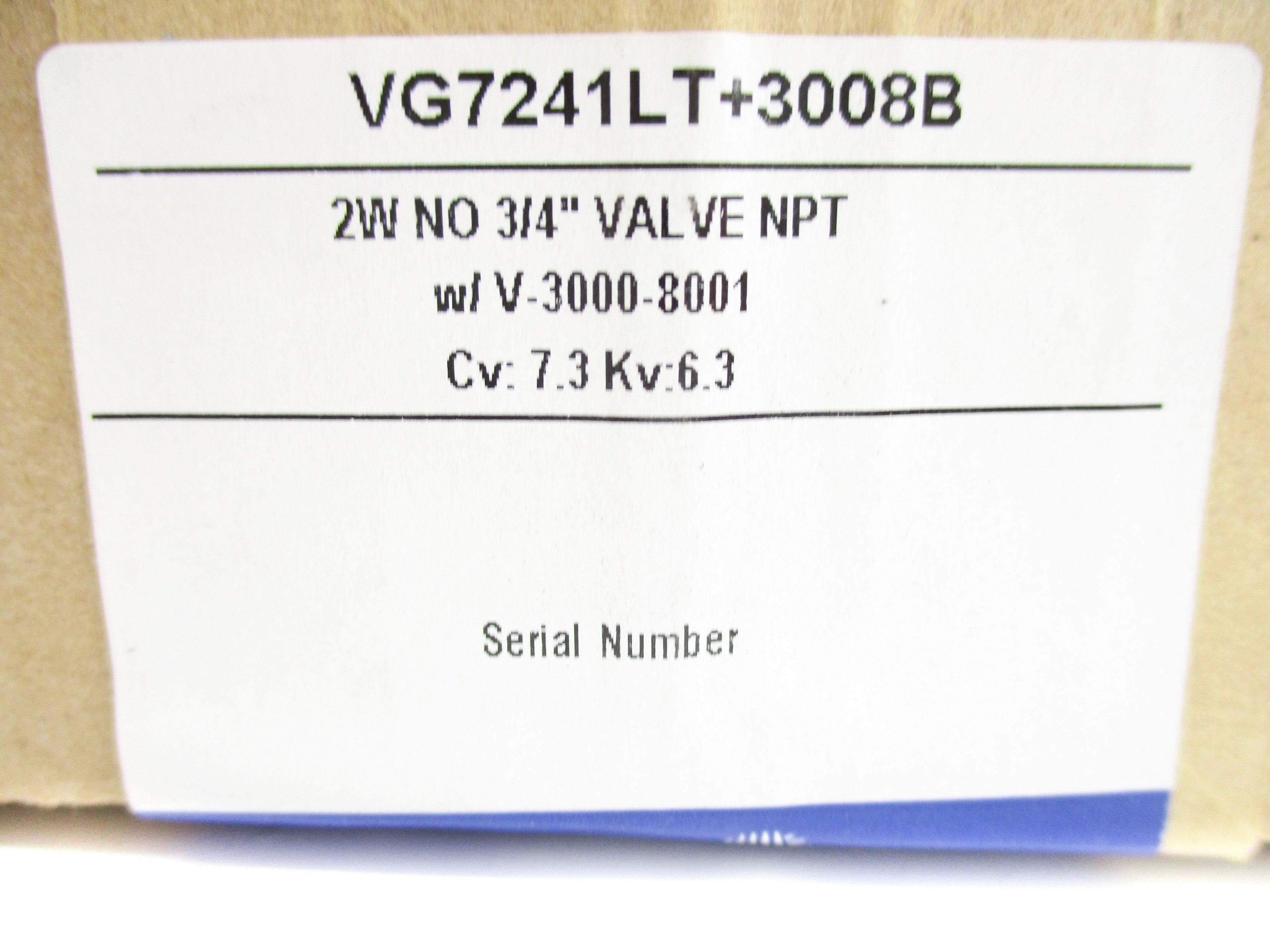 JOHNSON CONTROLS VG7241LT+3008B NSFS