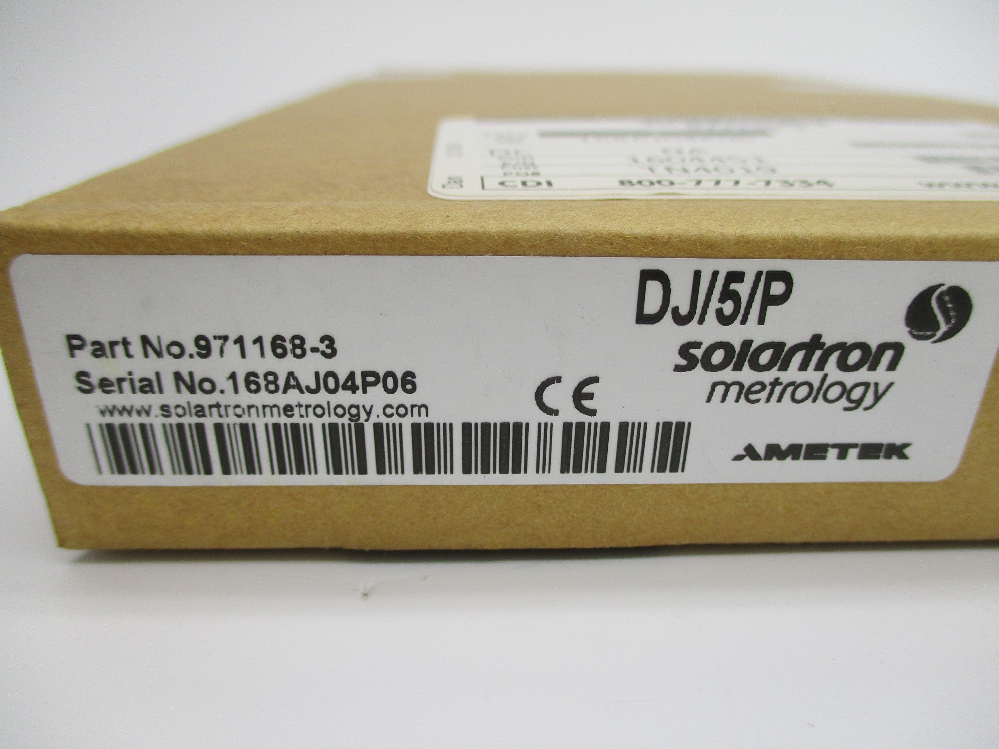 SOLARTRON METROLOGY 971168-3 DJ/5/P NSMP