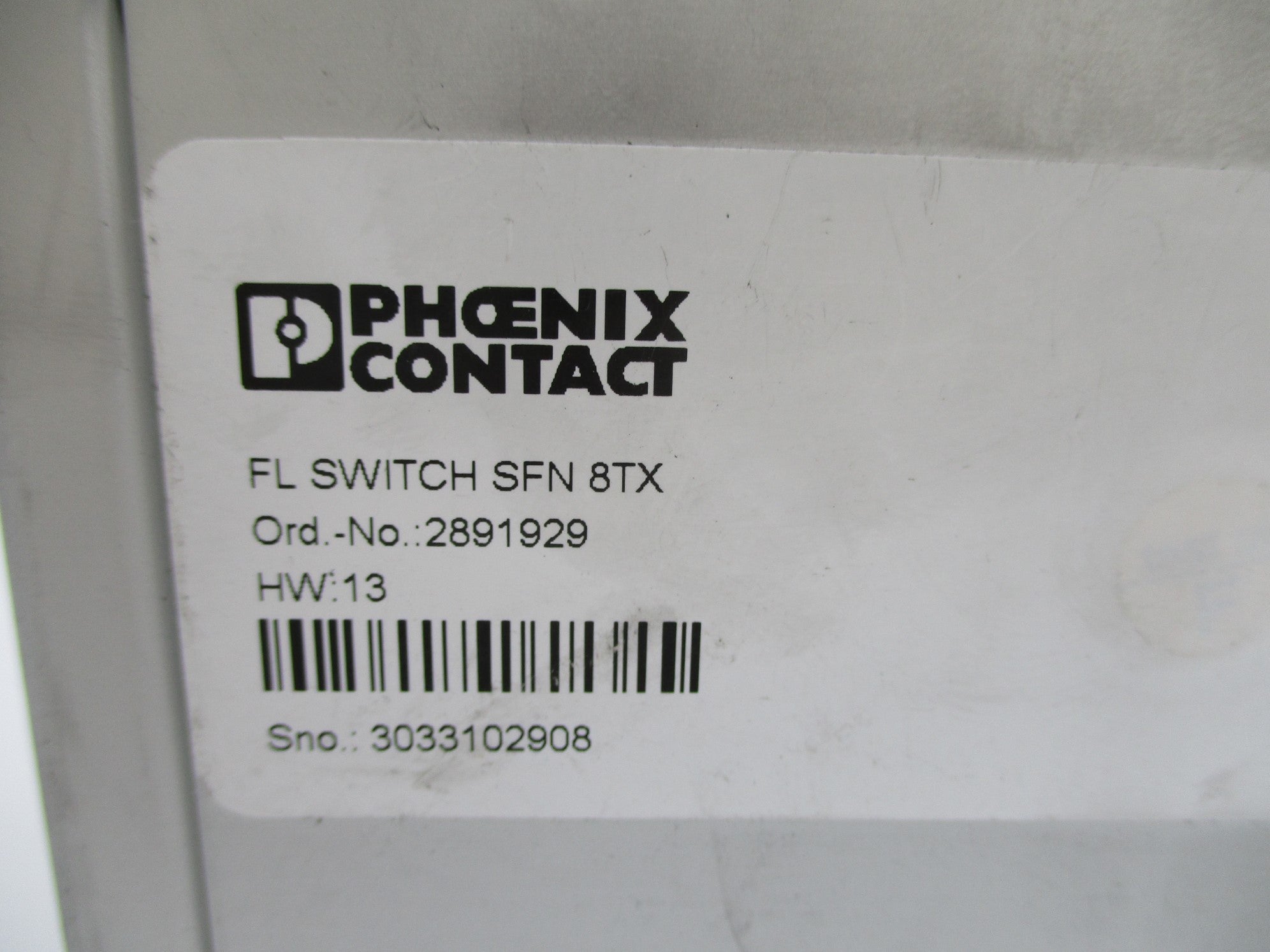 PHOENIX CONTACT FLSWITCHSFN8TX 2891929 UNMP