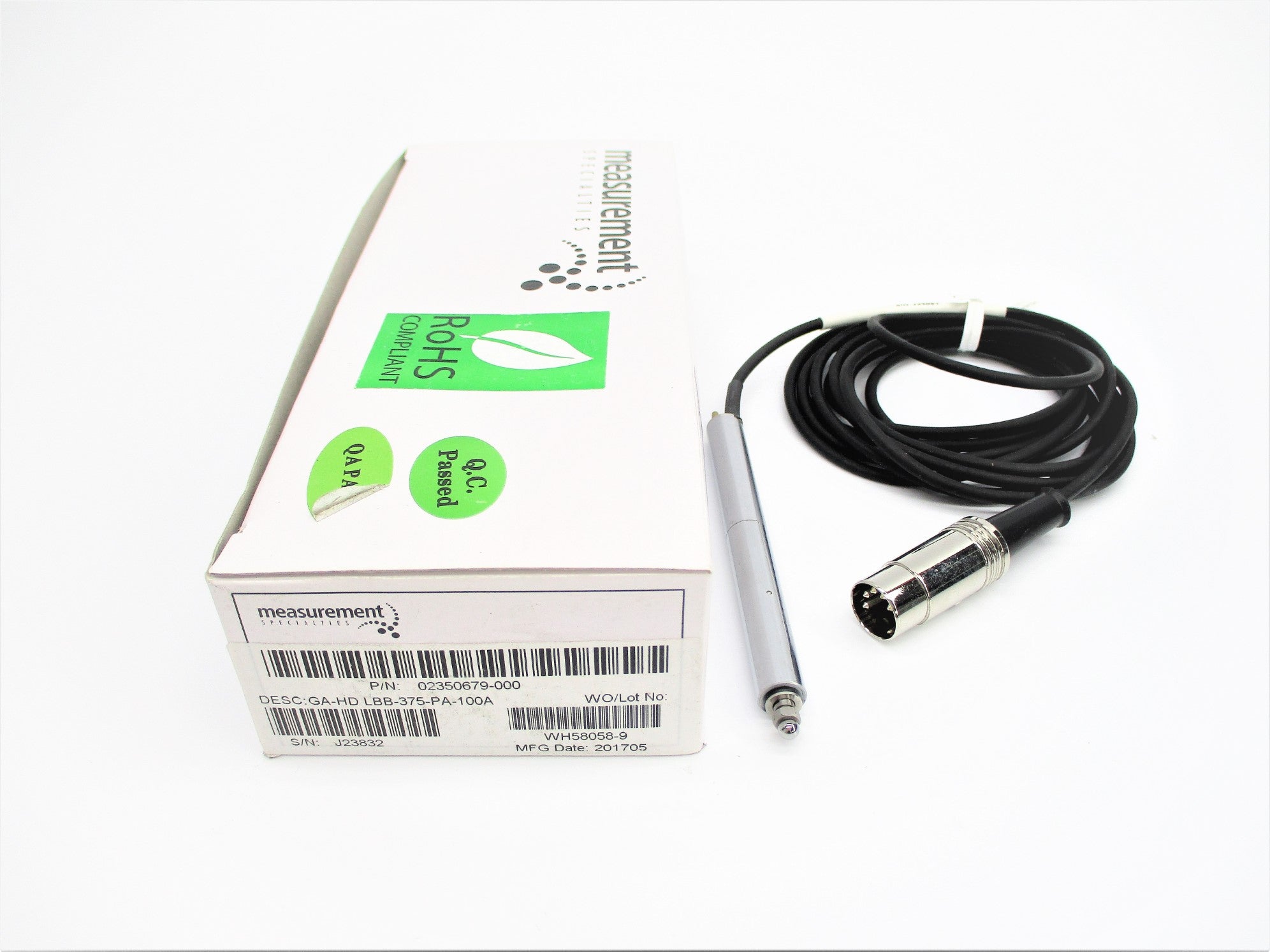 MEASUREMENT SPECIALTIES 02350679-000 LBB-375-PA-100A NSMP
