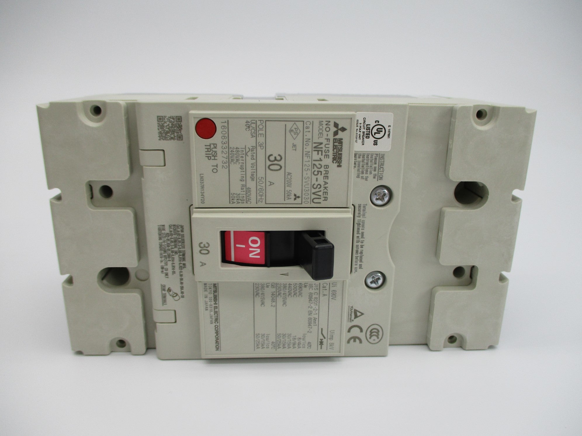 MITSUBISHI NF125-SVU3030 NF125-SVU 30A 480VAC NSMP