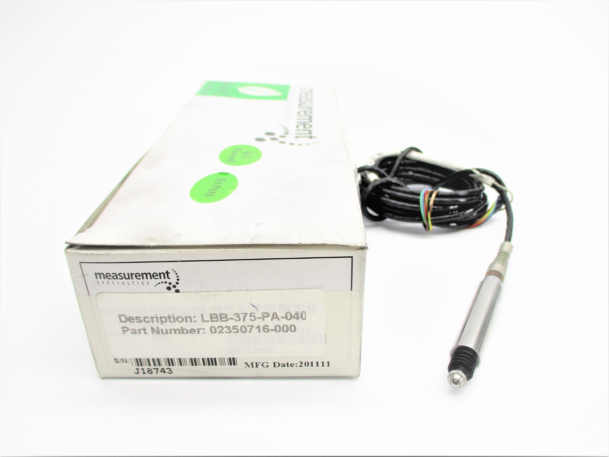 MEASUREMENT SPECIALTIES 02350716-000 LBB-375-PA-040 NSMP