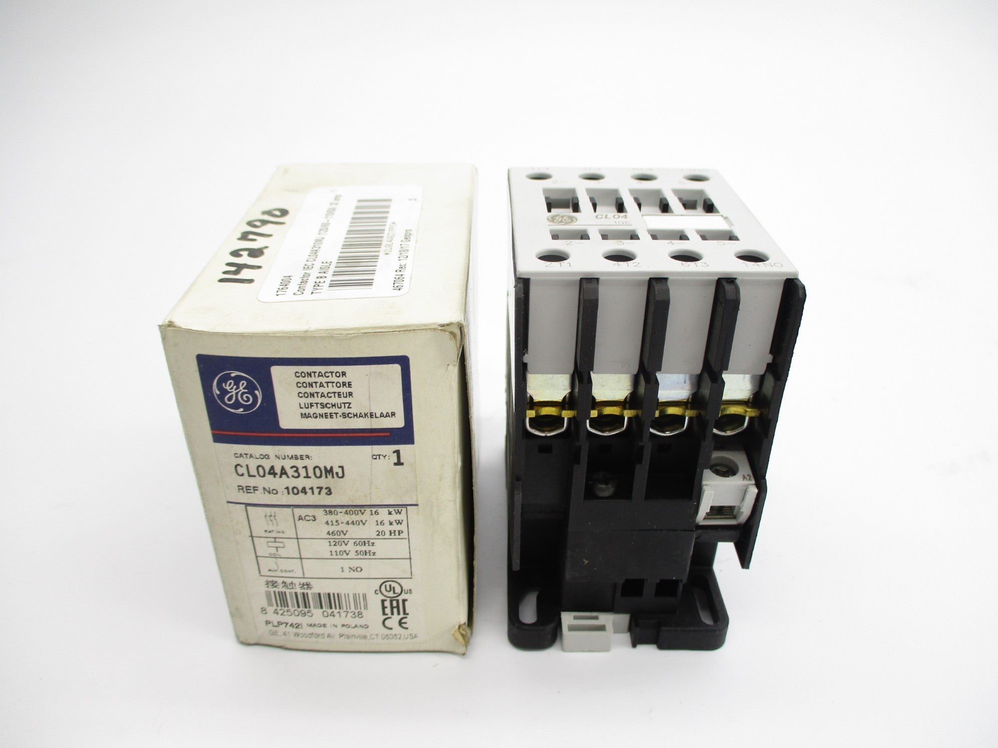 GENERAL ELECTRIC CL04A310MJ 110/120V NSMP