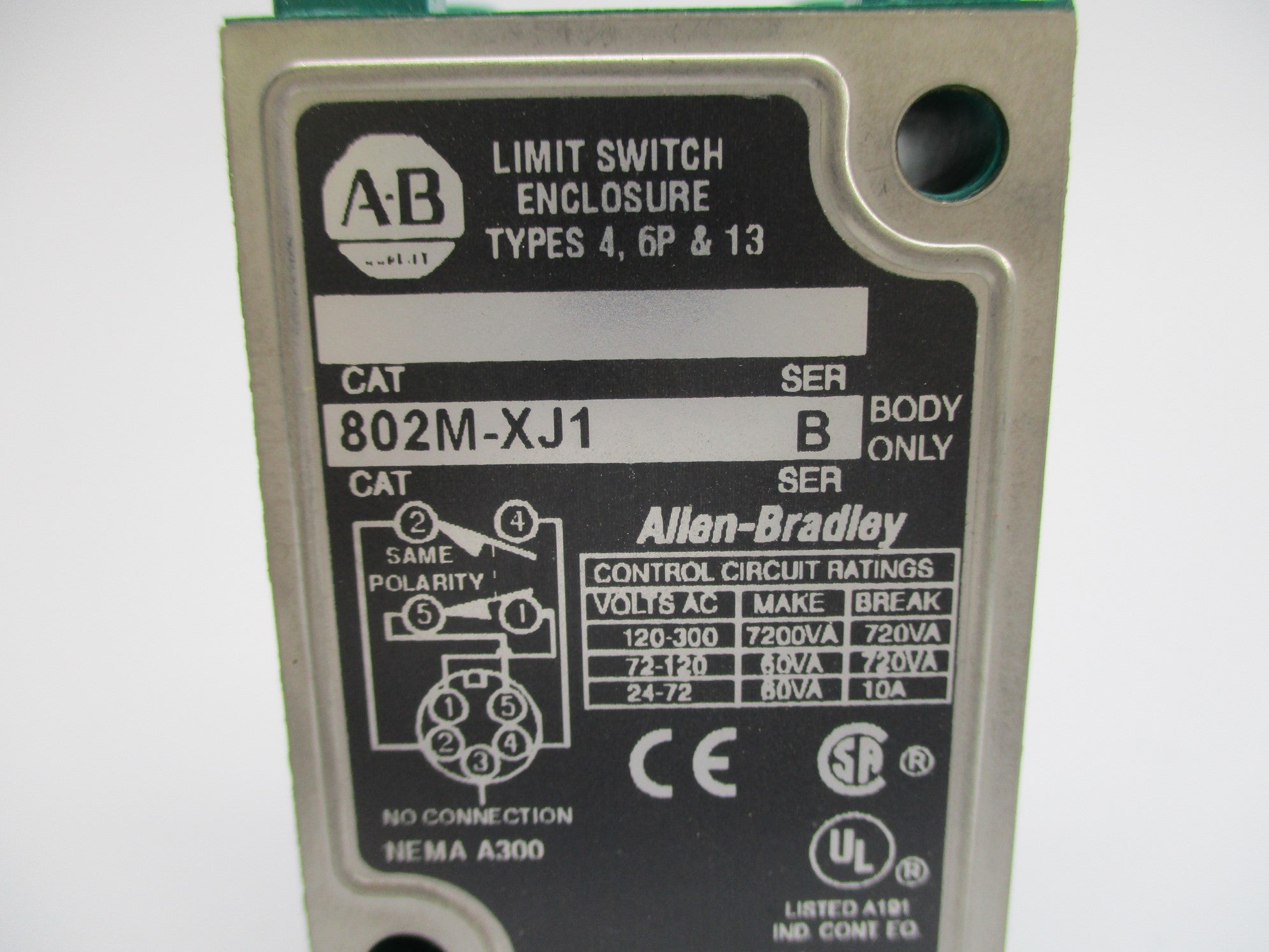 ALLEN BRADLEY 802M-XJ1 SER. B NSNP