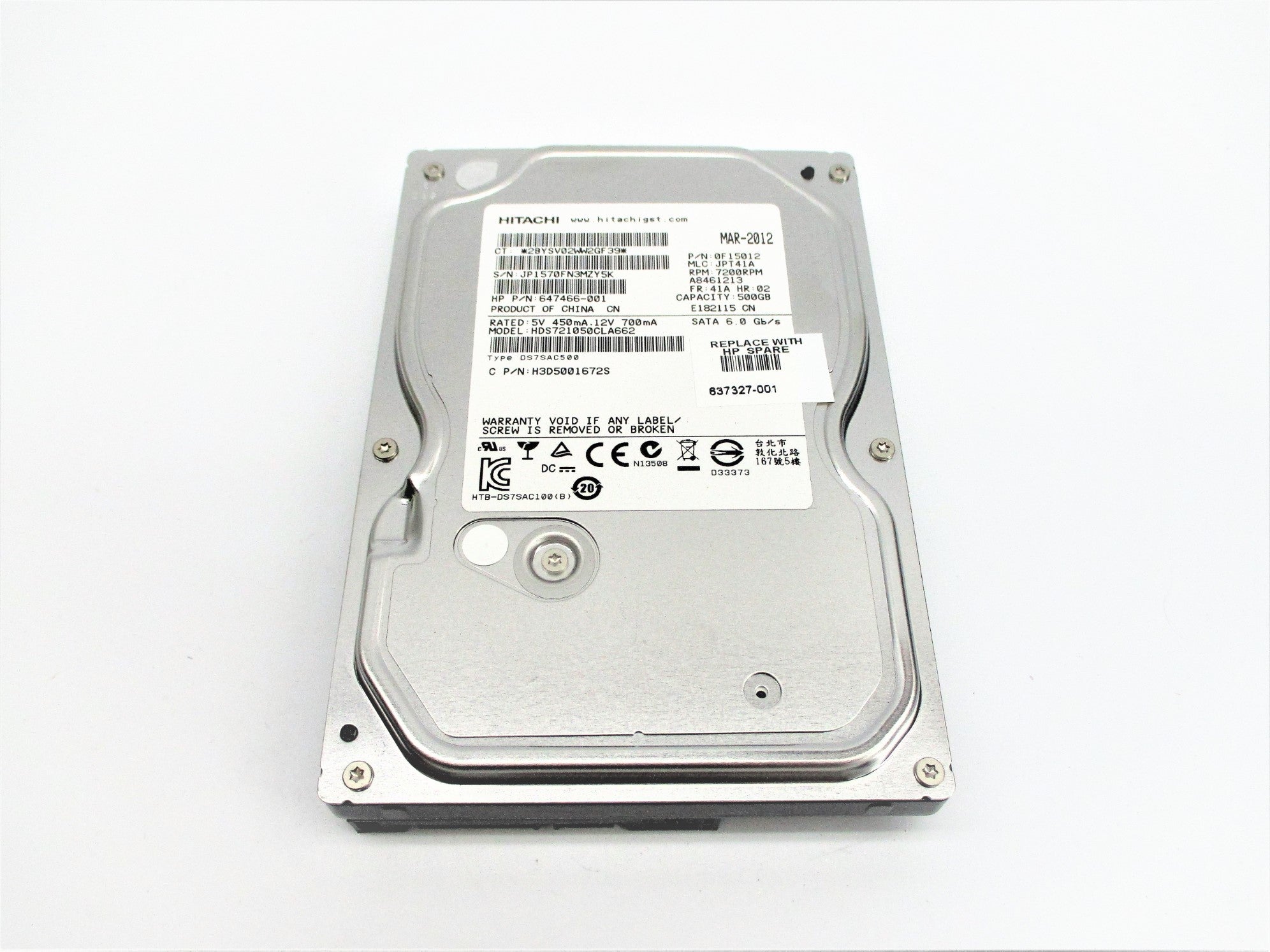 HITACHI 647466-001 HDS721050CLA662 NSNP