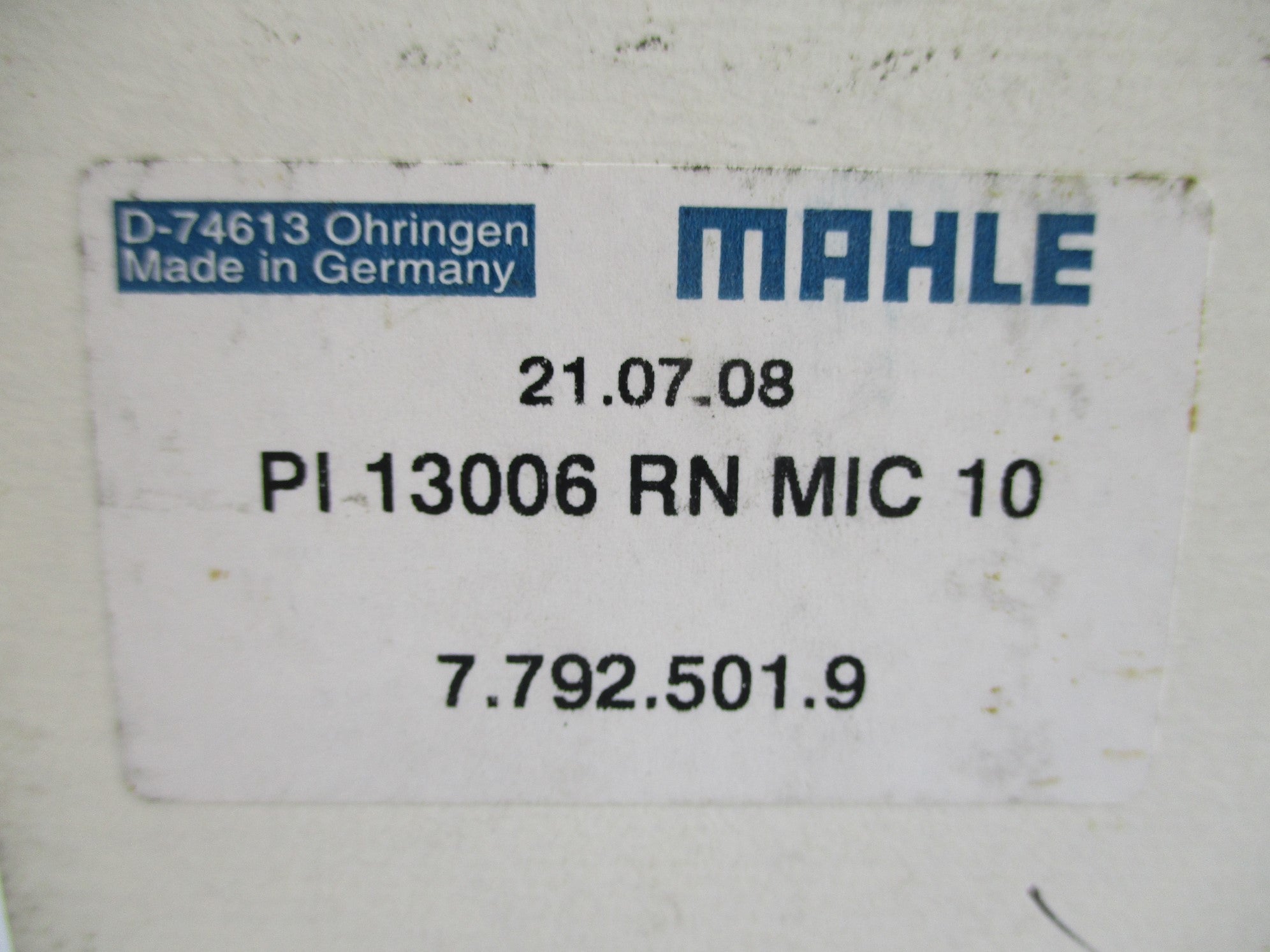 MAHLE PI13006RNMIC10 NSMP