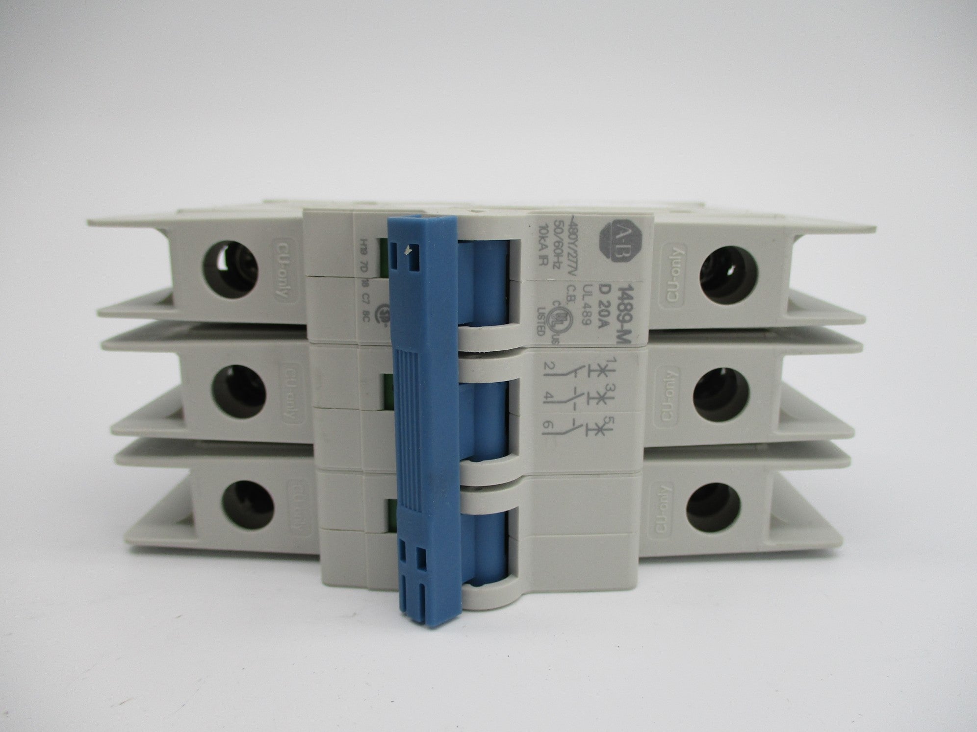 ALLEN BRADLEY 1489-M3D200 SER. D 20A 277V NSMP