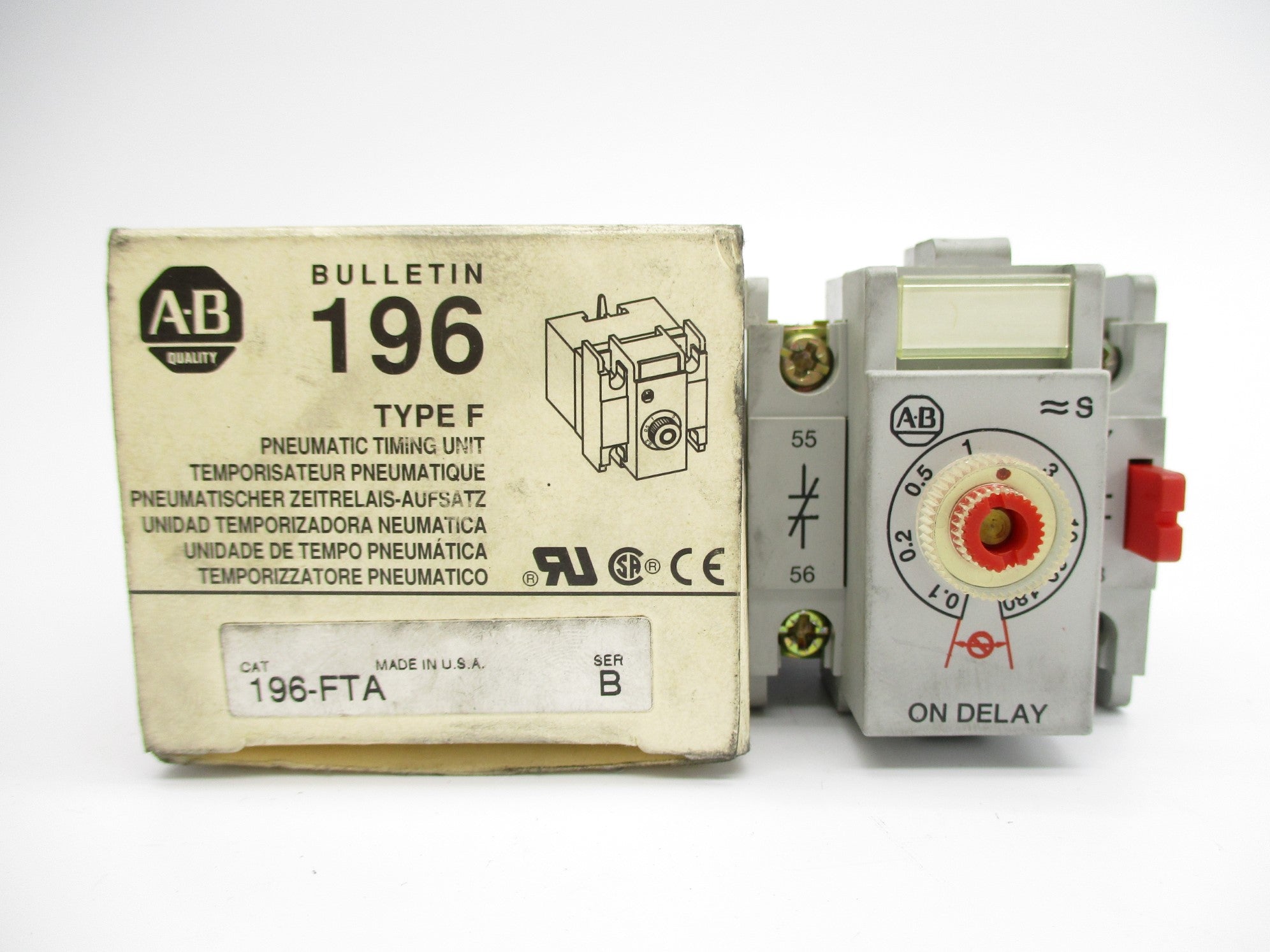 ALLEN BRADLEY 196-FTA SER. B (WH) NSMP