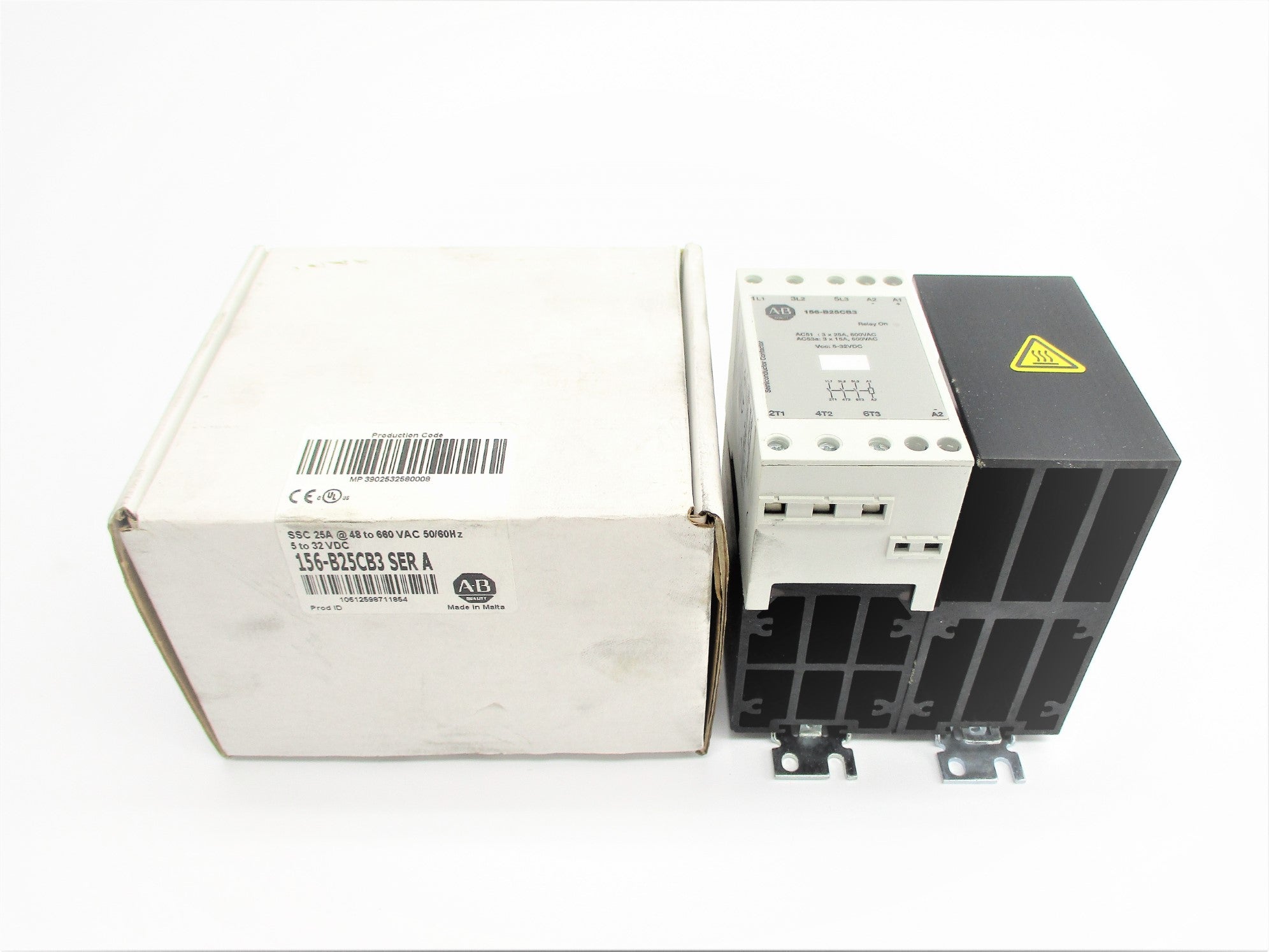 ALLEN BRADLEY 156-B25CB3 SER. A 5-32VDC 48-660VAC (WH) NSMP