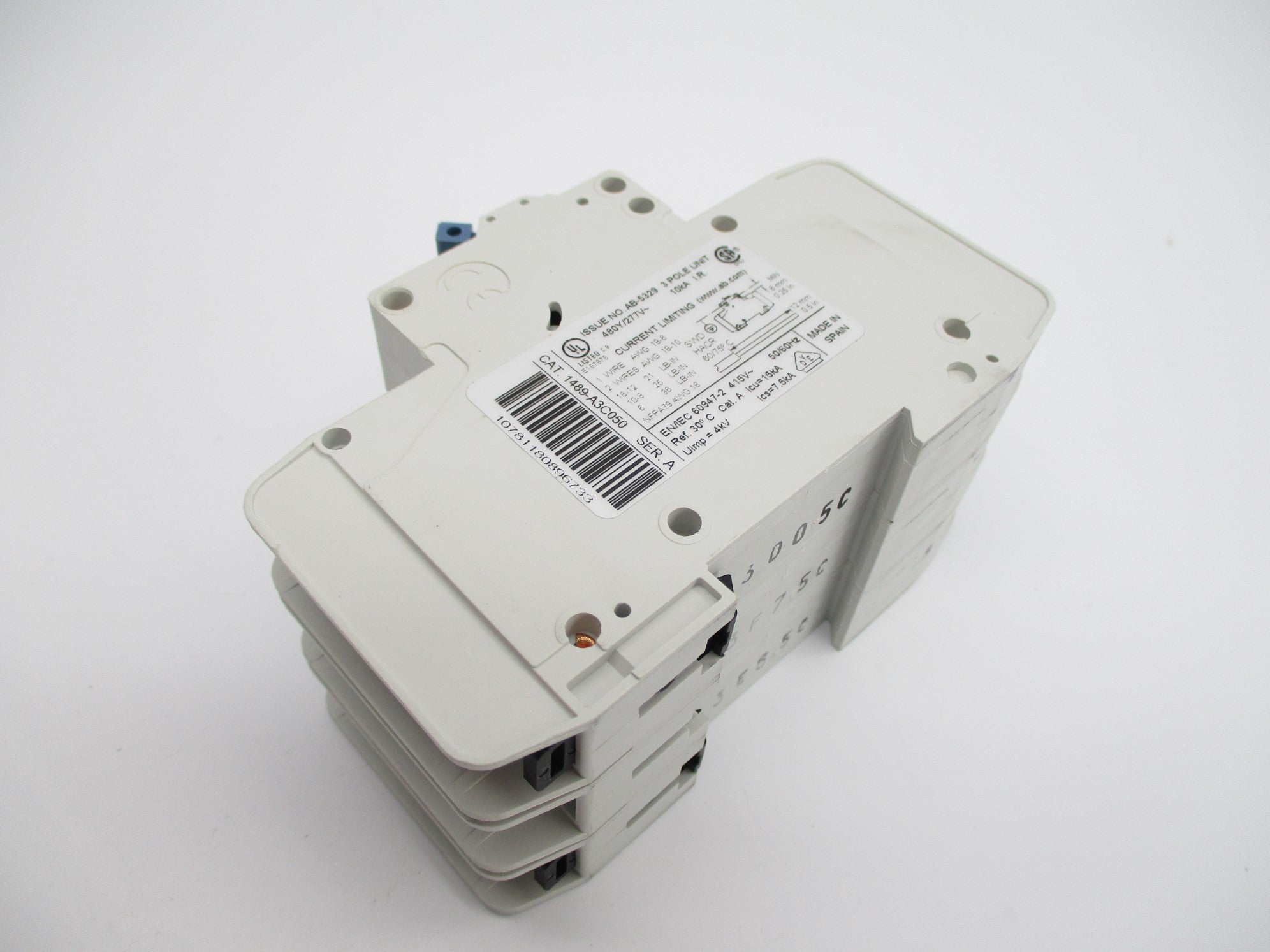 ALLEN BRADLEY 1489-A3C050 SER. A 5A 277V NSMP
