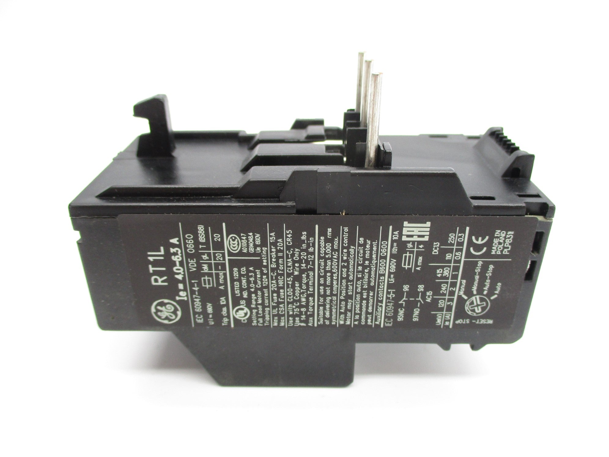 GENERAL ELECTRIC RT1L 690V 4.0-6.3A NSMP