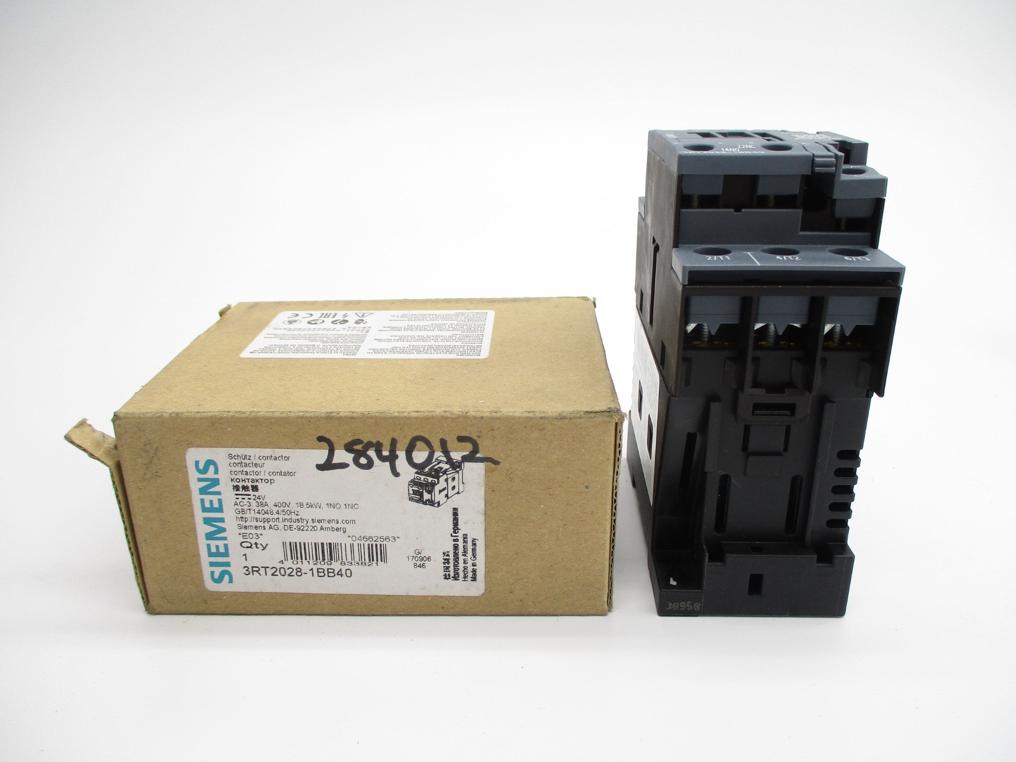 SIEMENS 3RT2028-1BB40 24V NSMP