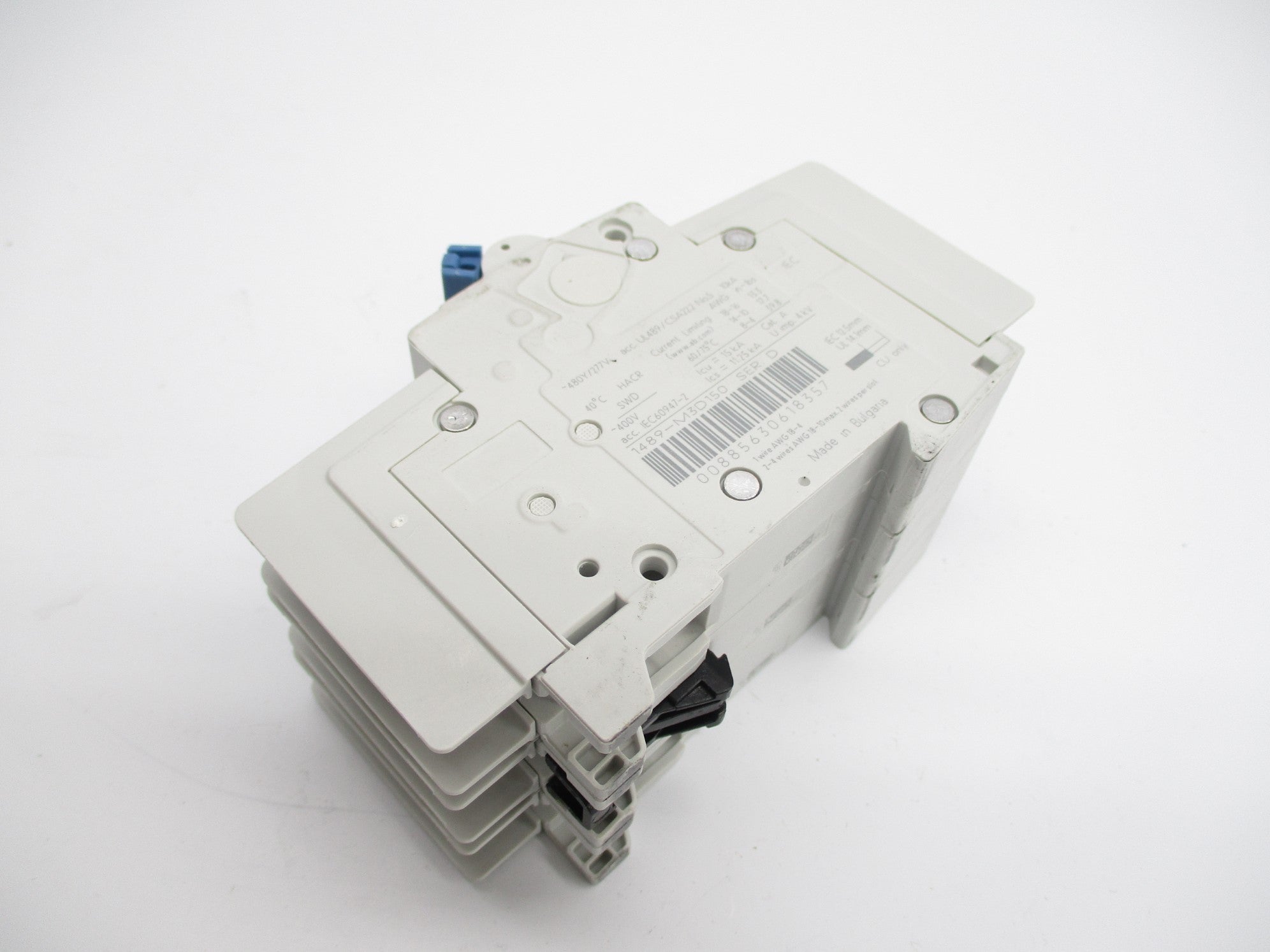 ALLEN BRADLEY 1489-M3D150 SER. D 15A 277V NSMP