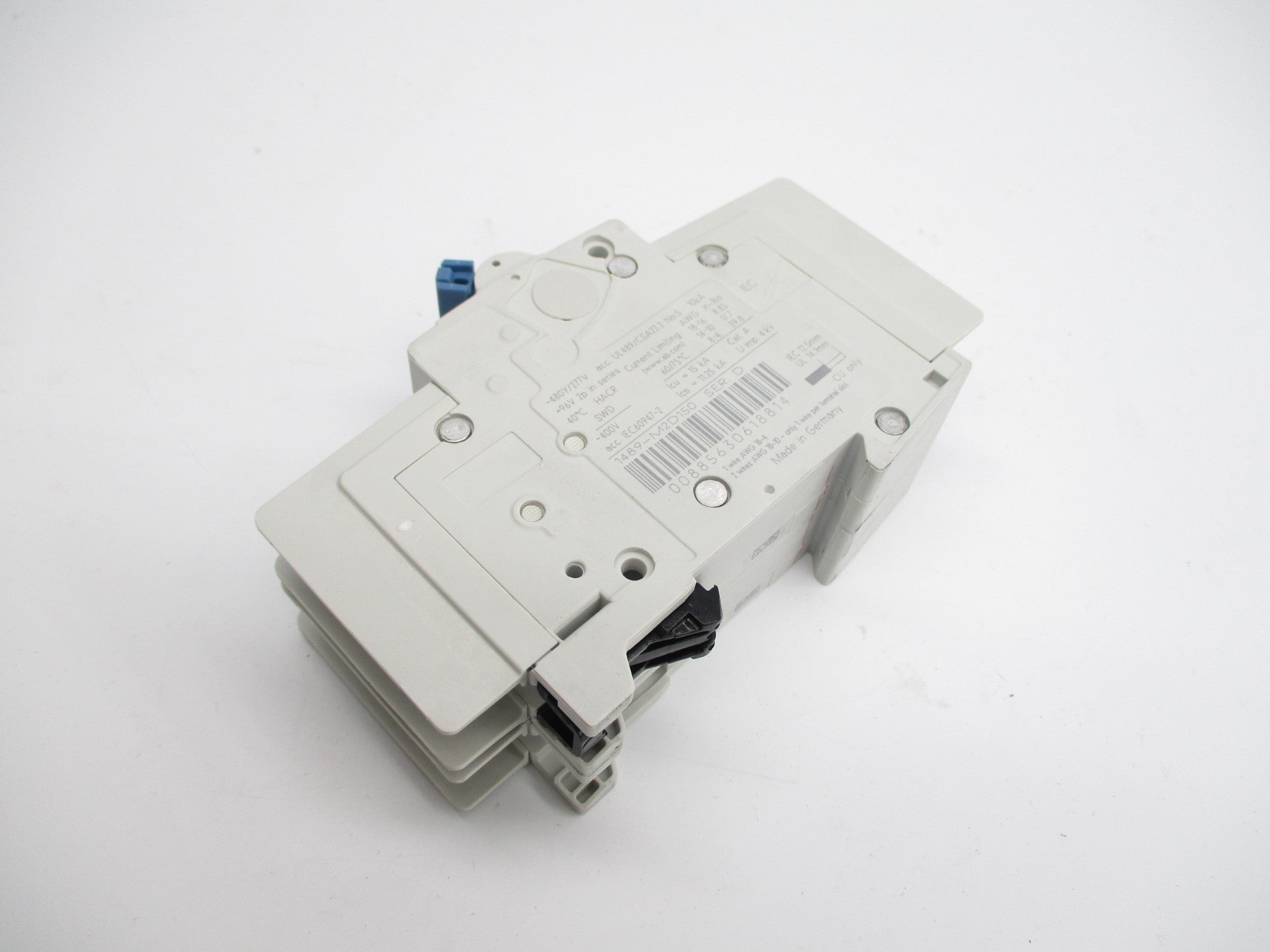 ALLEN BRADLEY 1489-M2D150 SER. D 277VAC 15A NSMP