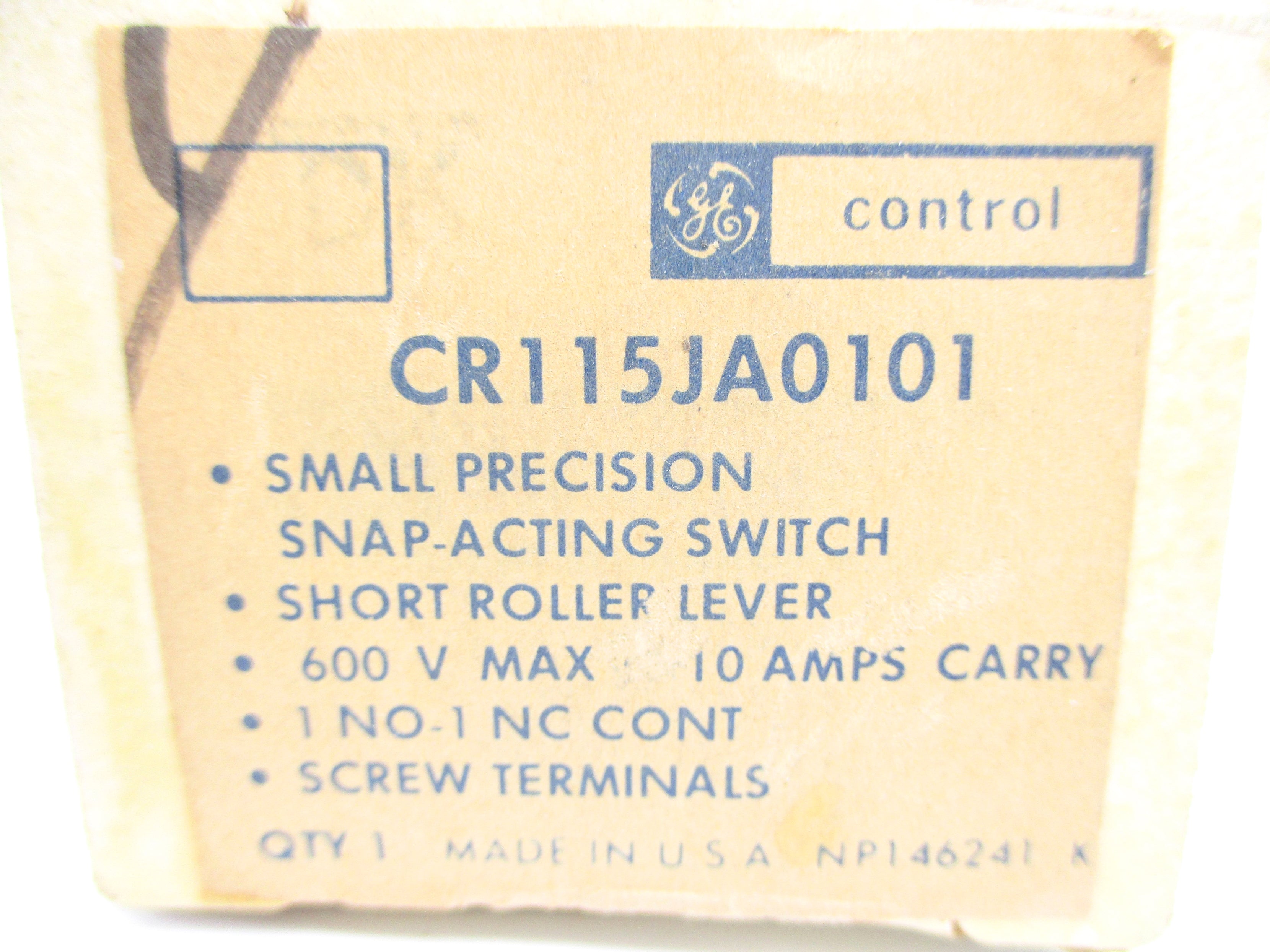 GENERAL ELECTRIC CR115JAO101 NSMP