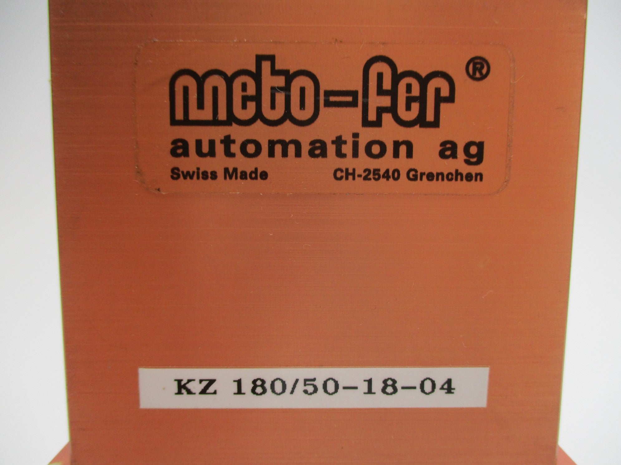 METO-FER AUTOMATION KZ180/50-18-04 (AS PICTURED) NSNP