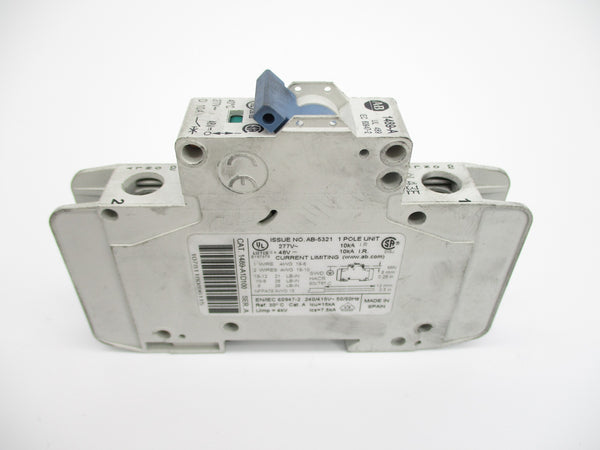 ALLEN BRADLEY 1489-A1D100 SER. A 10A 277V UNMP