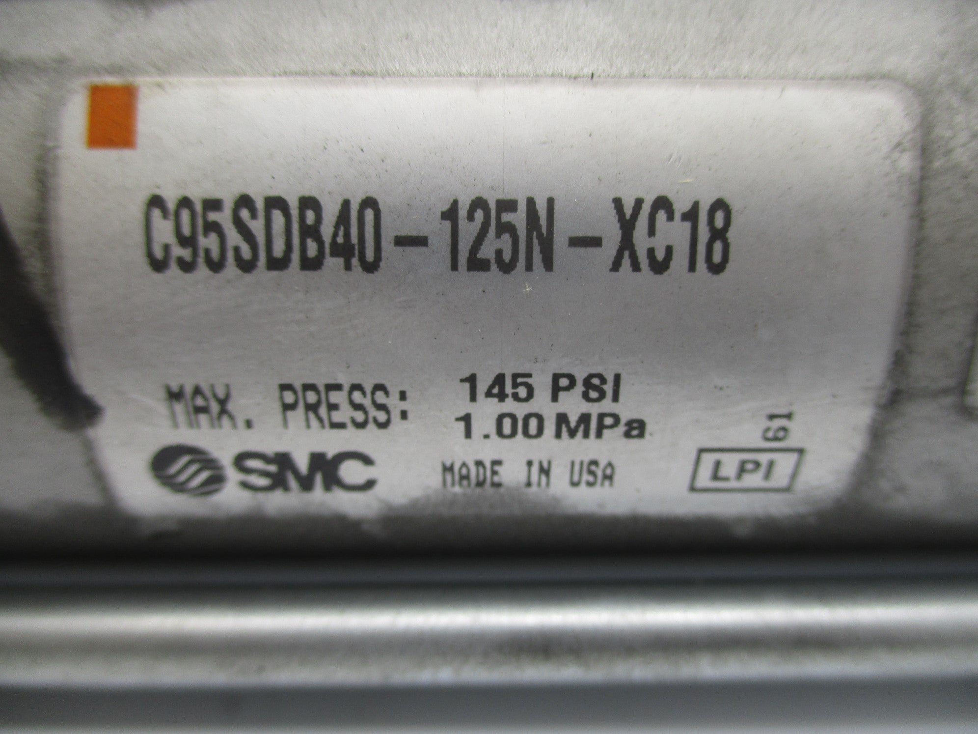 SMC C95SDB40-125N-XC18 145PSI UNMP