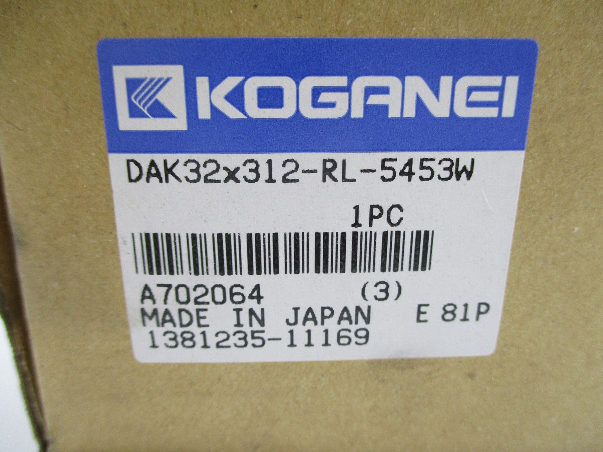 KOGANEI DAK32X312-RL-5453W NSMP