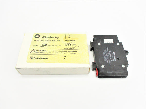 ALLEN BRADLEY 1492-MCAA150 SER. A 50A 120/240VAC NSMP
