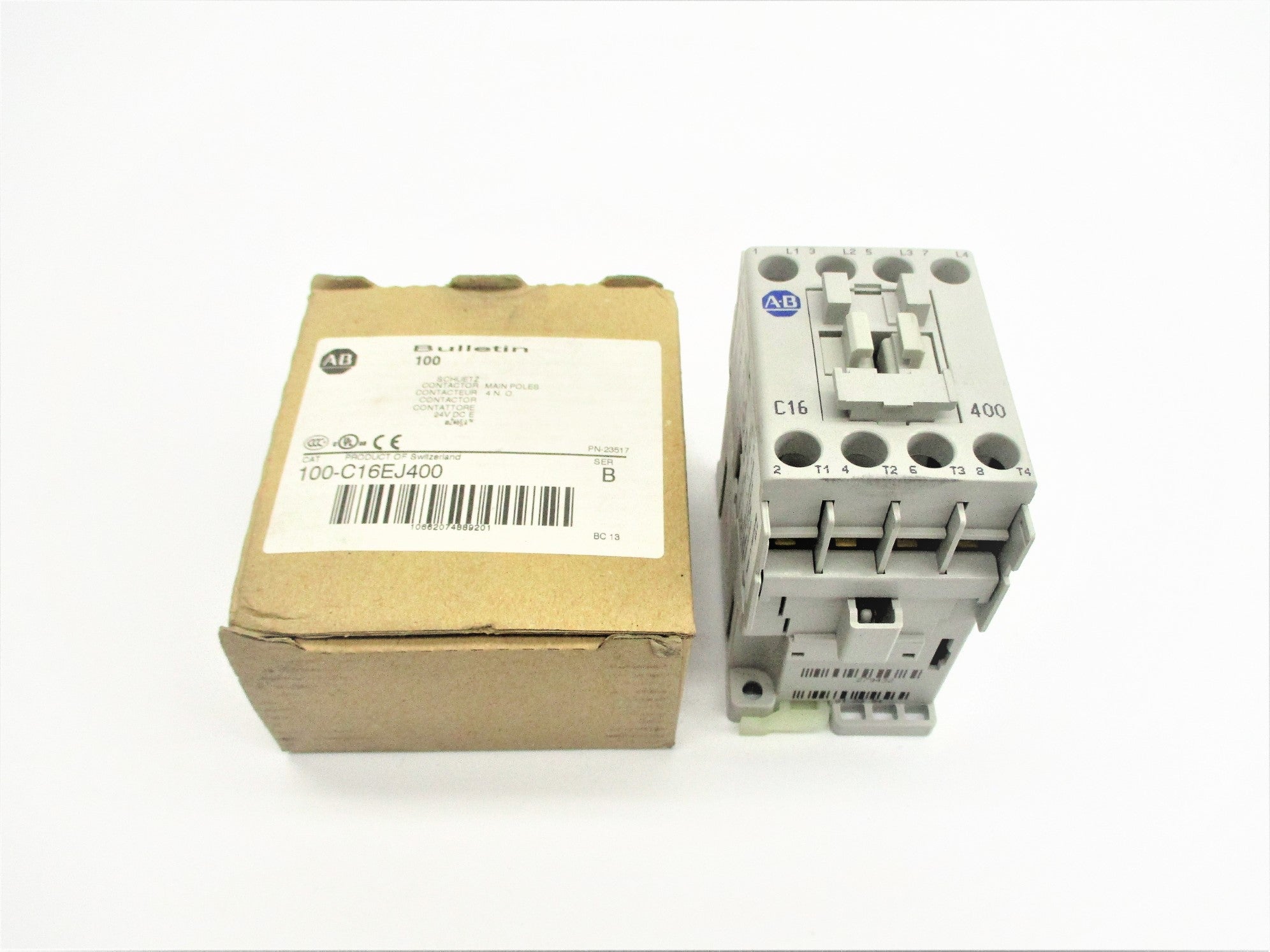 ALLEN BRADLEY 100-C16EJ400 SER. B 24VDC (BR/WH) NSMP