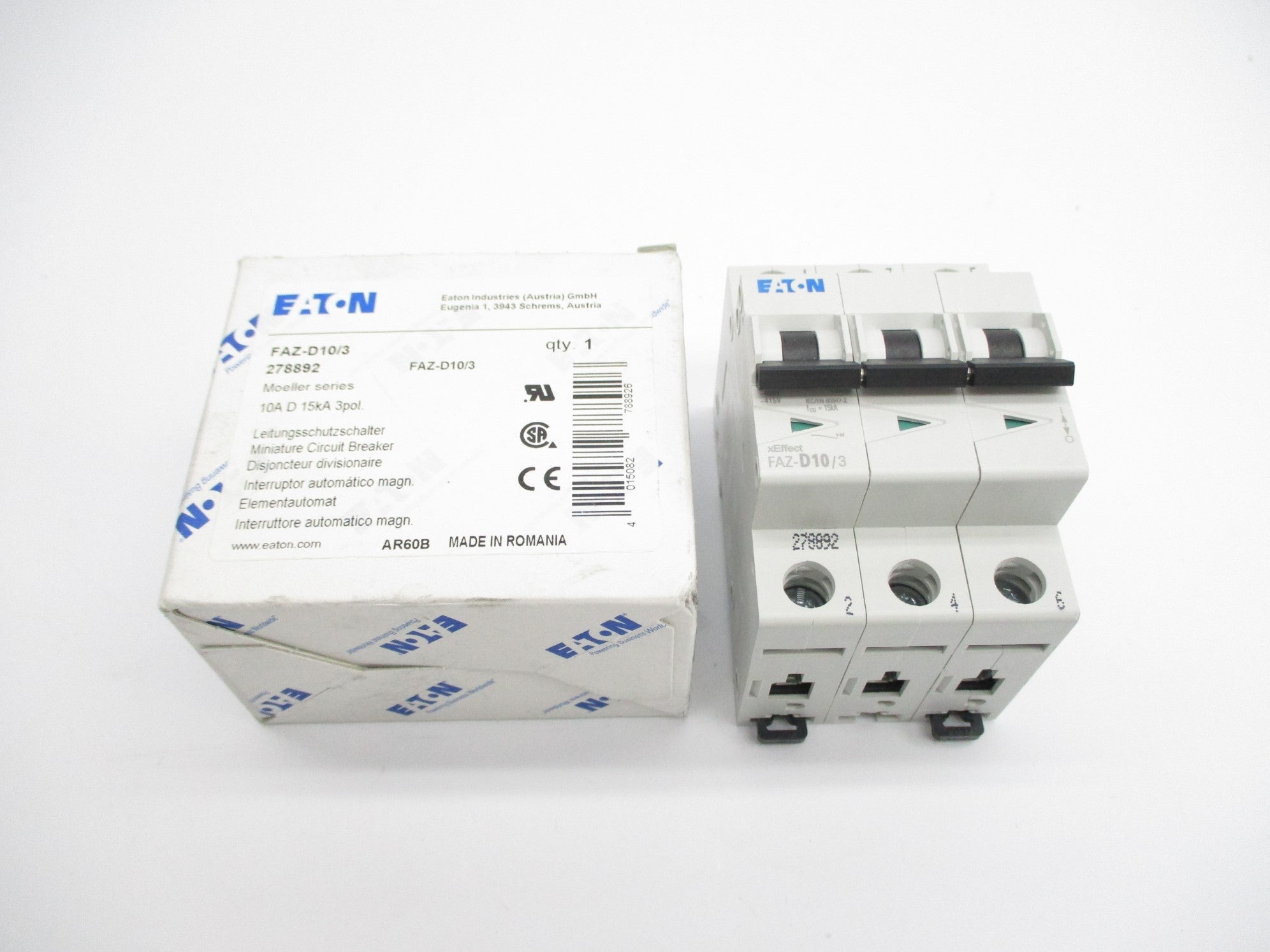 EATON FAZ-D10/3 10A NSMP