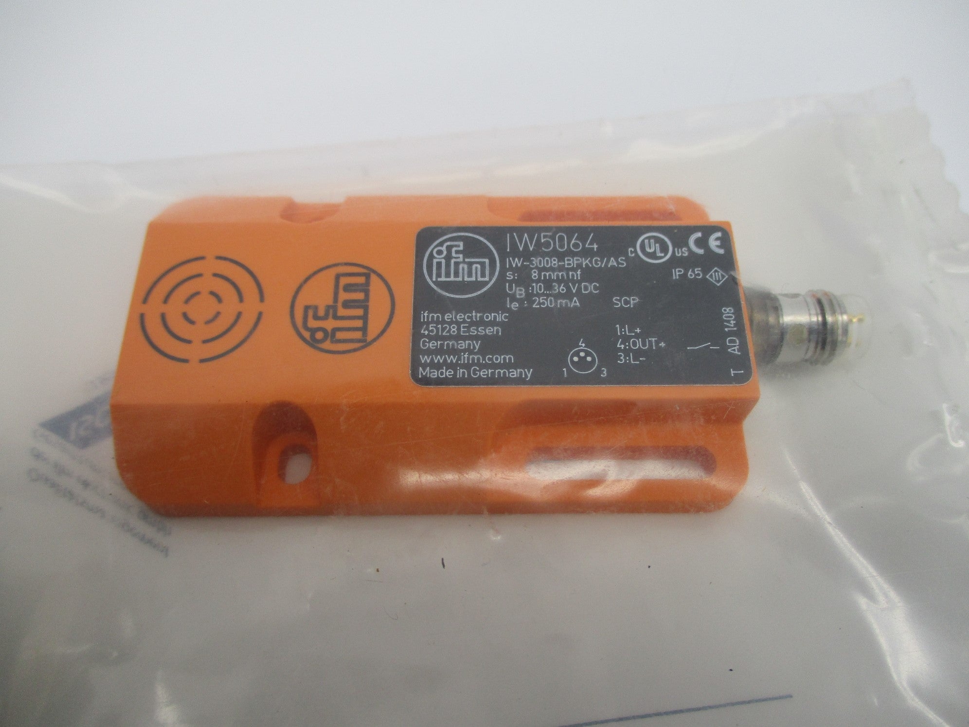 IFM EFECTOR IW-3008-BPKG/AS-610-TPS IW5064 NSMP