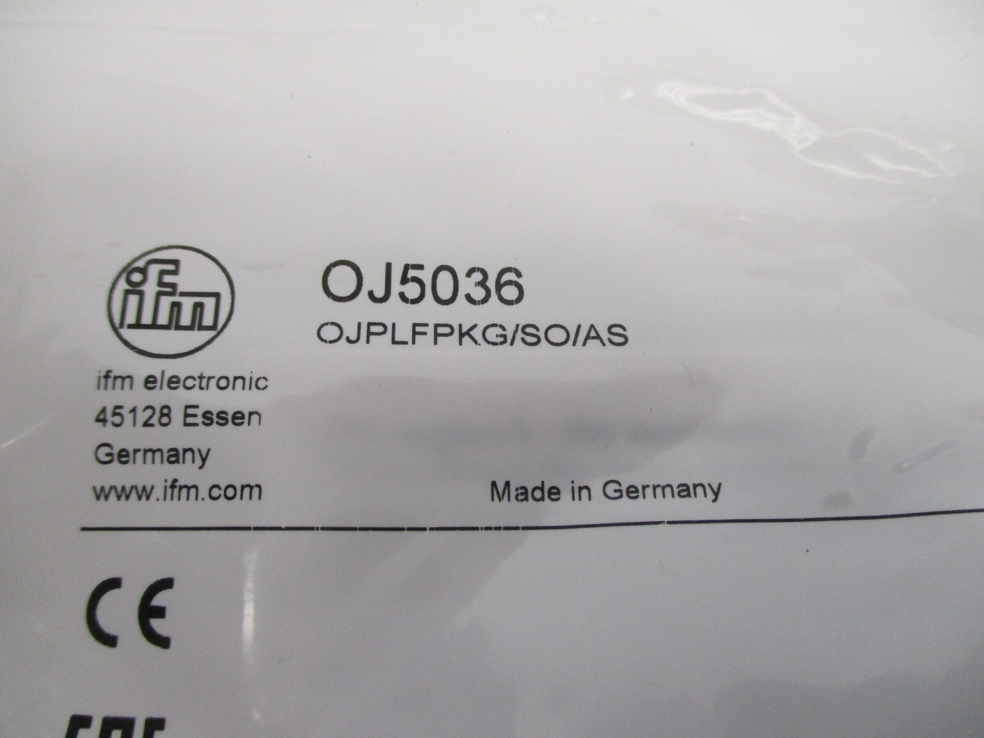 IFM EFECTOR OJ5036 OJPLFPKG/SO/AS NSMP