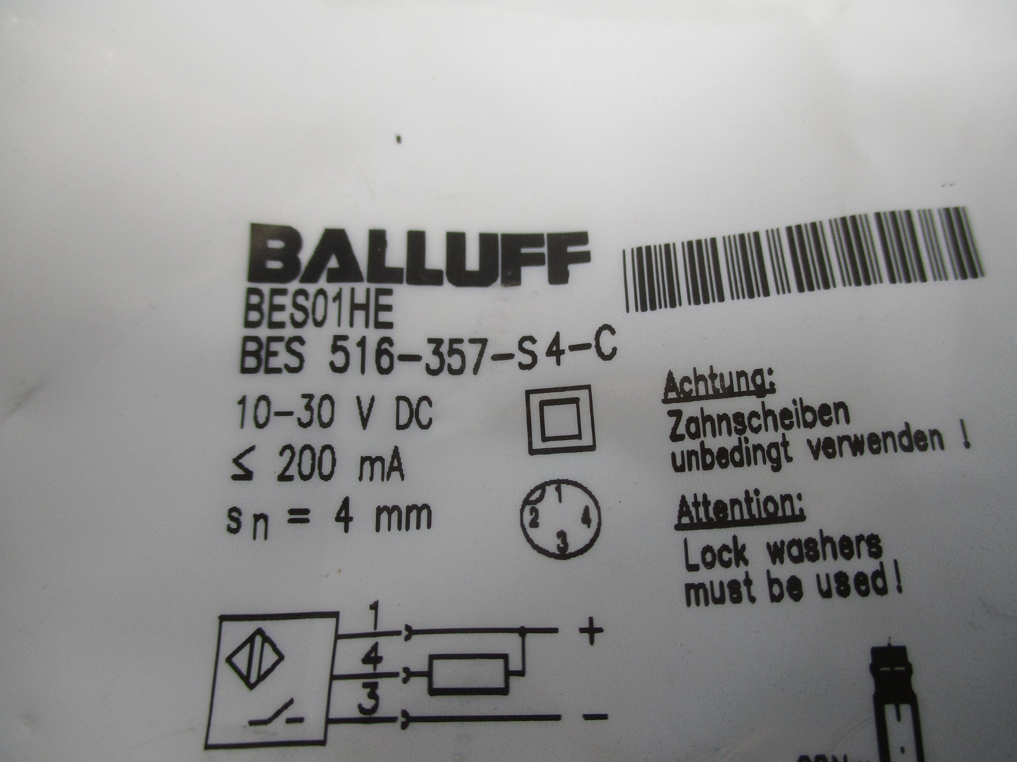 BALLUFF BES516-357-S4-C BES01HE NSMP