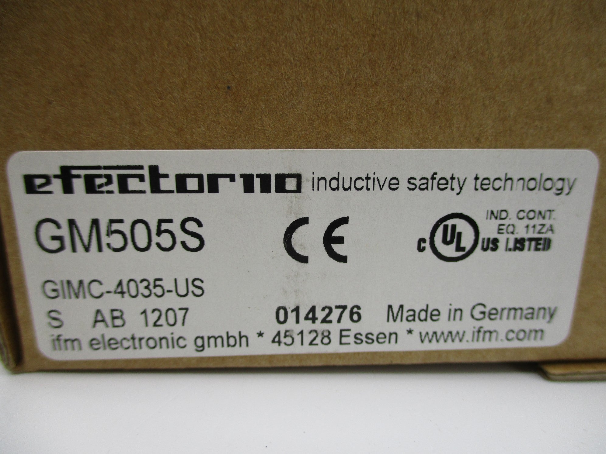 IFM EFECTOR GIMC-4035-US GM505S NSFS
