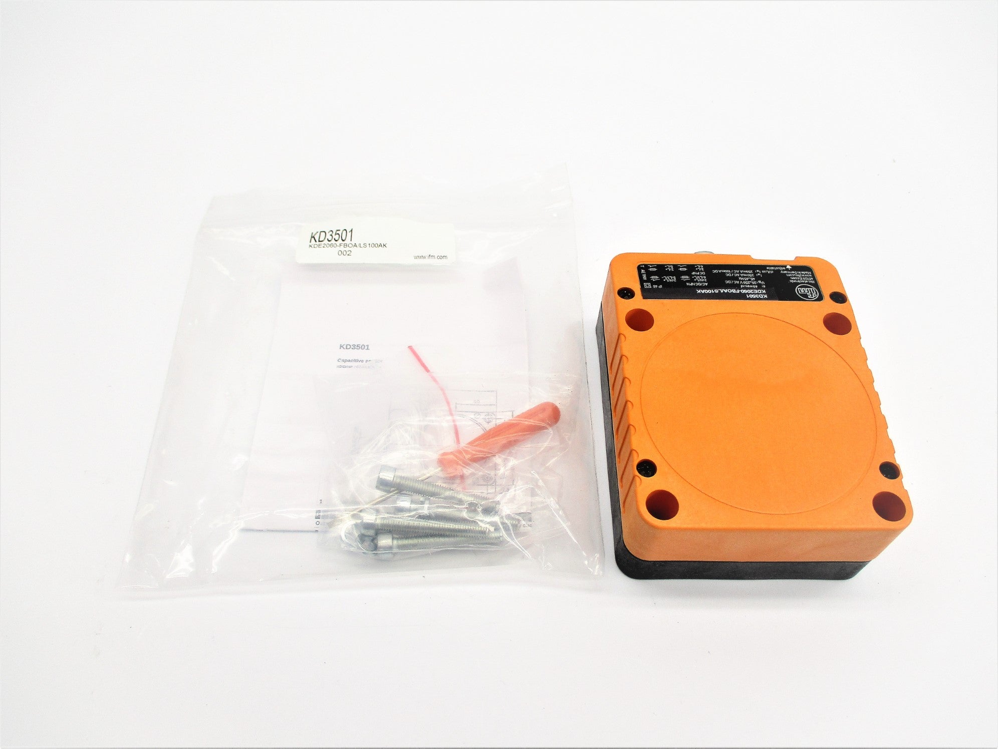 IFM EFECTOR KDE2060-FBOA/LS100AK KD3501 (AS PICTURED) NSMP