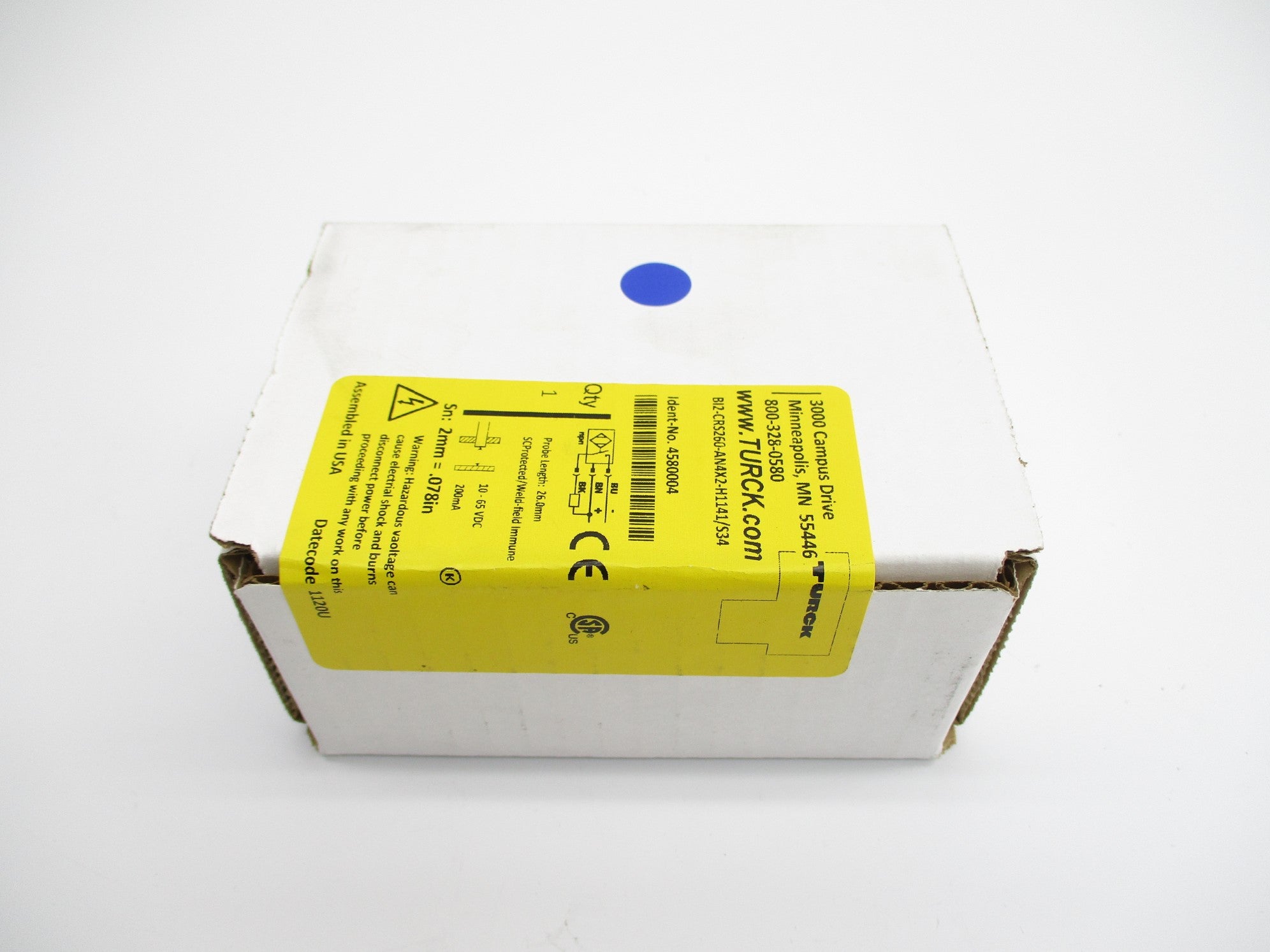 TURCK BI2-CRS260-AN4X2-H1141/S34 4580004 NSFS