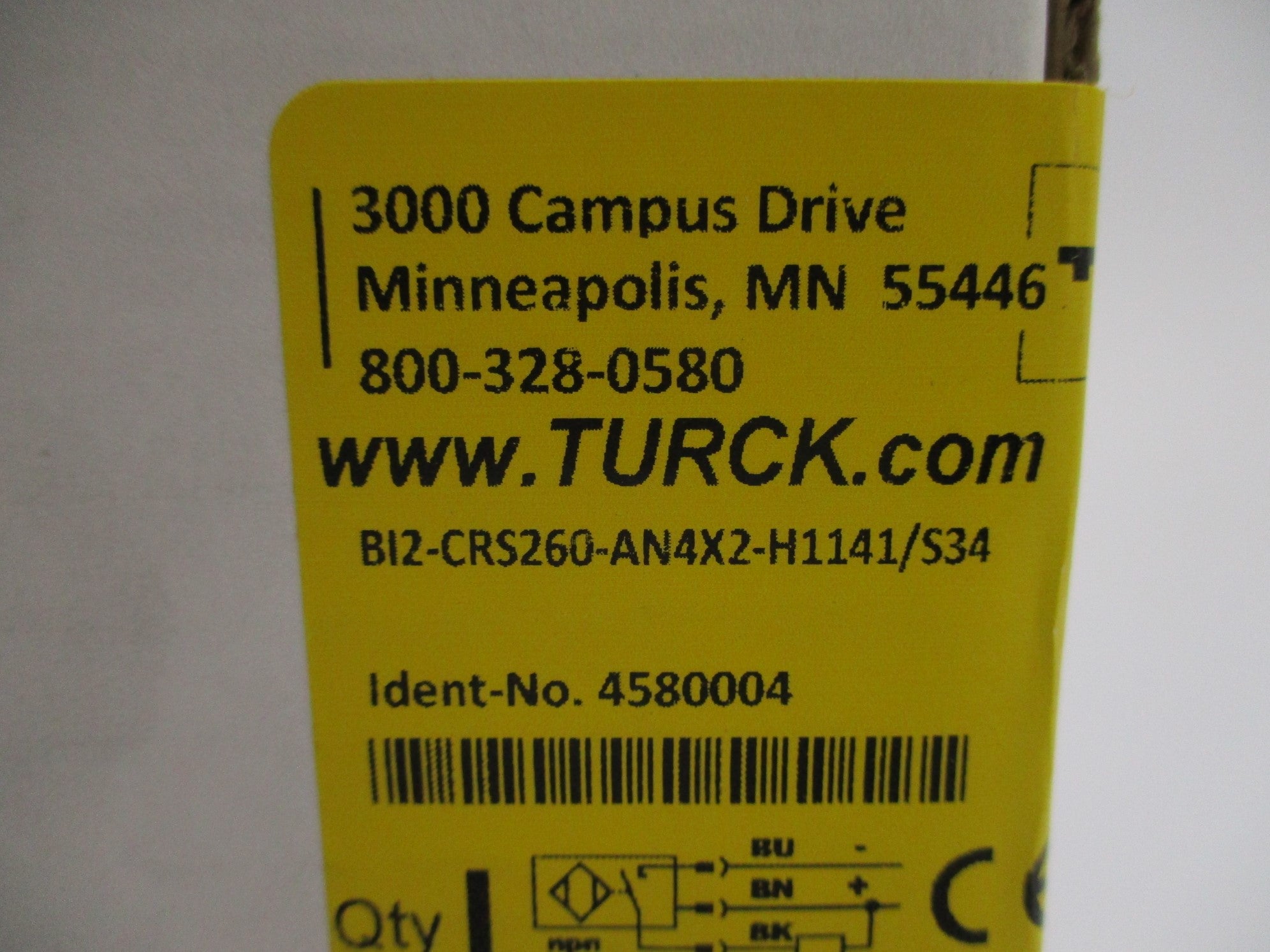 TURCK BI2-CRS260-AN4X2-H1141/S34 4580004 NSFS