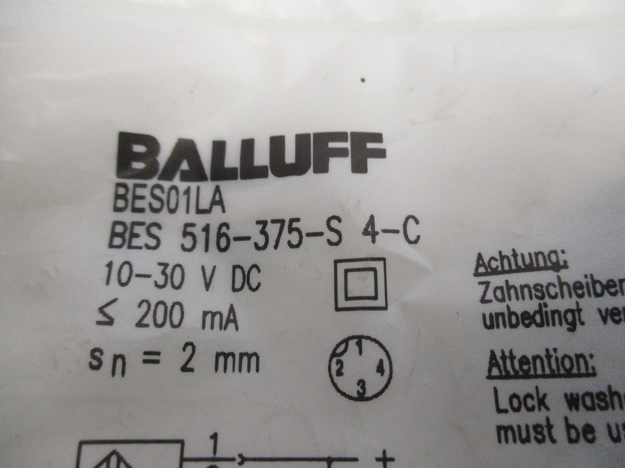 BALLUFF BES516-375-S4-C BES01LA NSMP