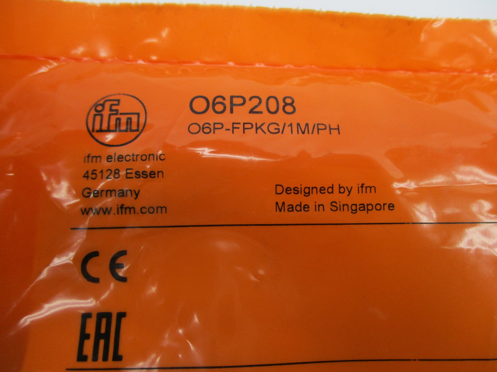 IFM EFECTOR O6P-FPKG/1M/PH O6P208 NSMP