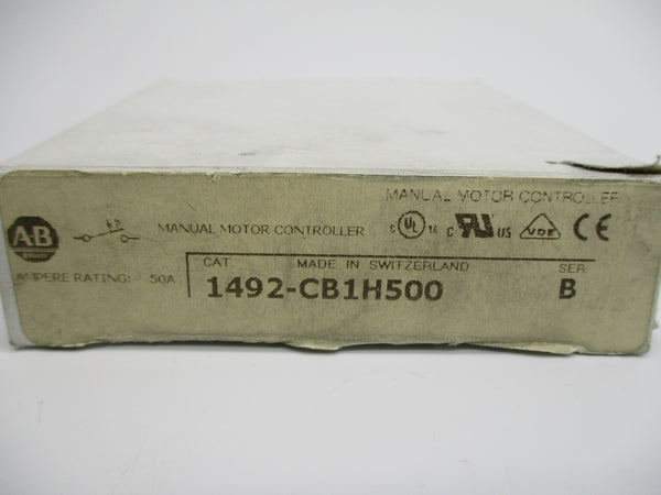 ALLEN BRADLEY 1492-CB1H500 SER. B 50A 277VAC NSMP