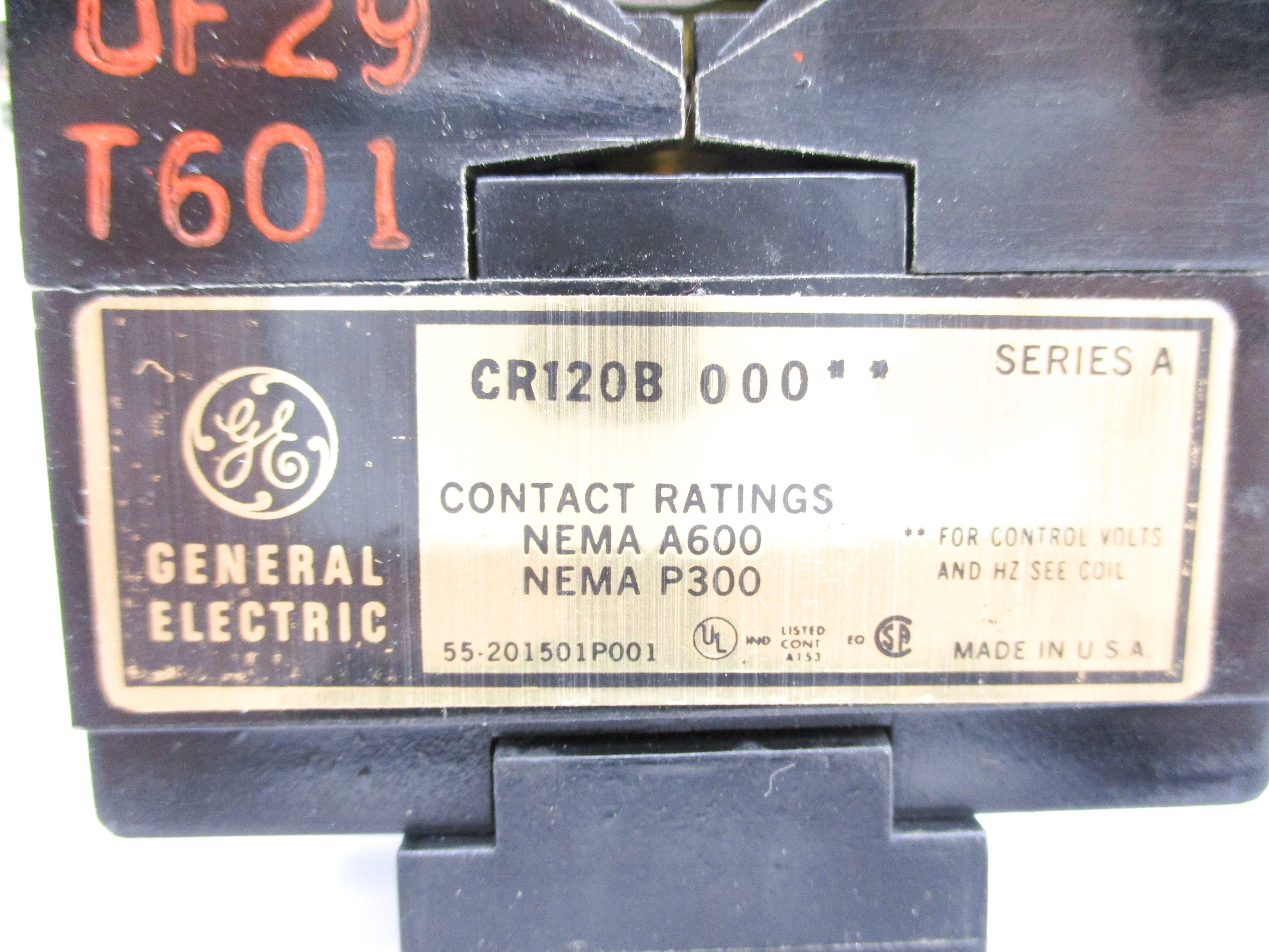 GENERAL ELECTRIC CR120B000 SER. A 115V NSNP