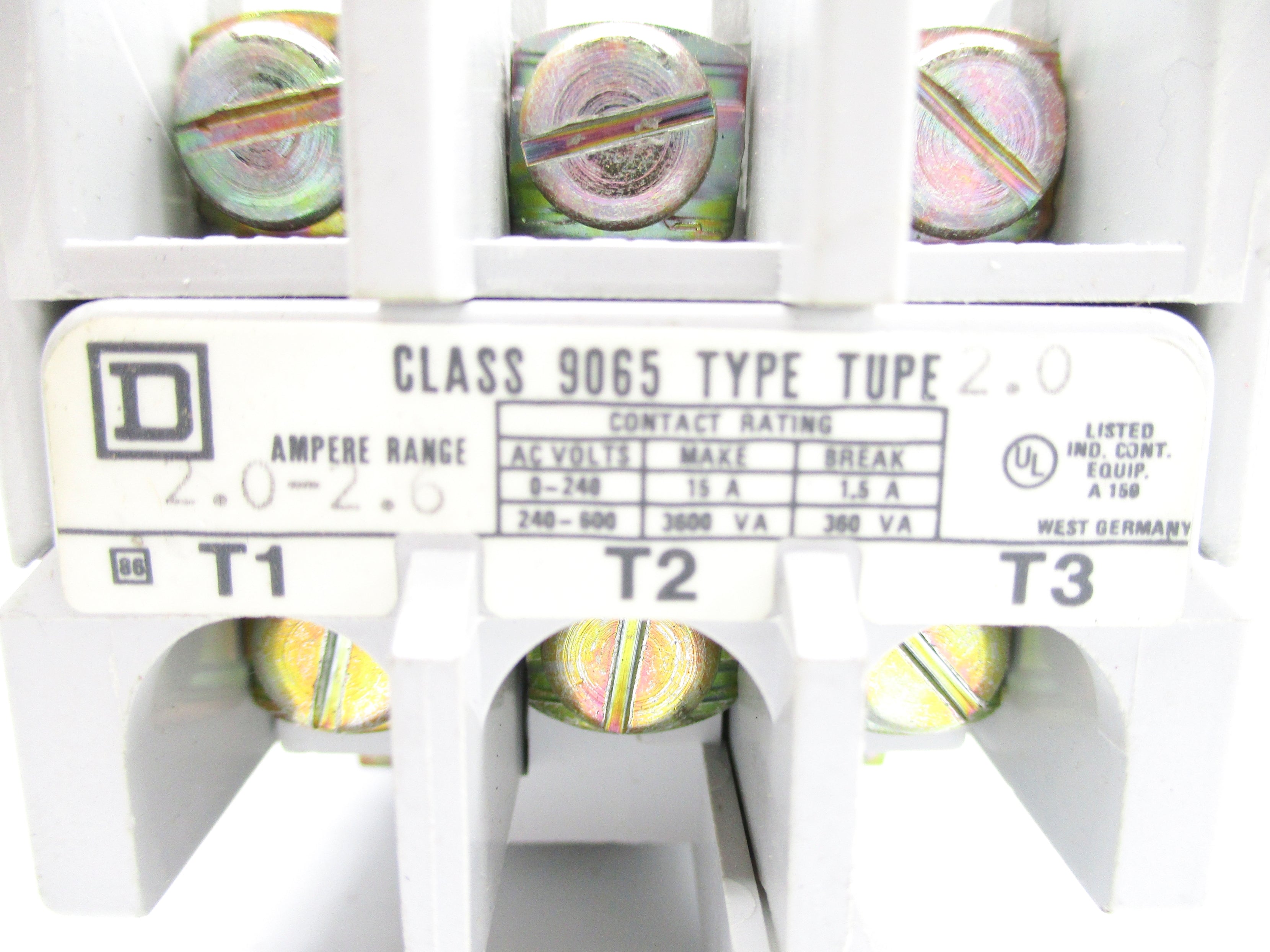 SQUARE D 9065TUPE2.0 2.0-2.6A NSNP