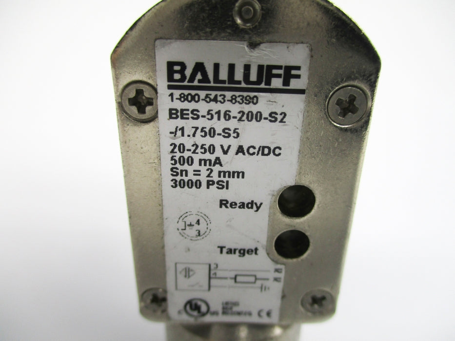 BALLUFF BES-516-200-S2-1.750-S5 3000PSI NSNP